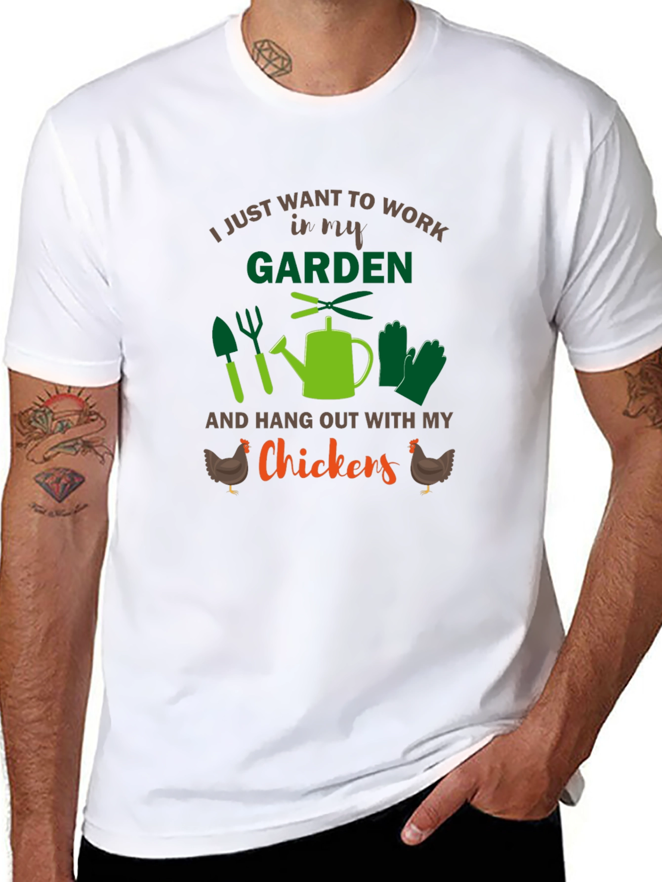 Gardeners T-Shirt - Work in My Garden