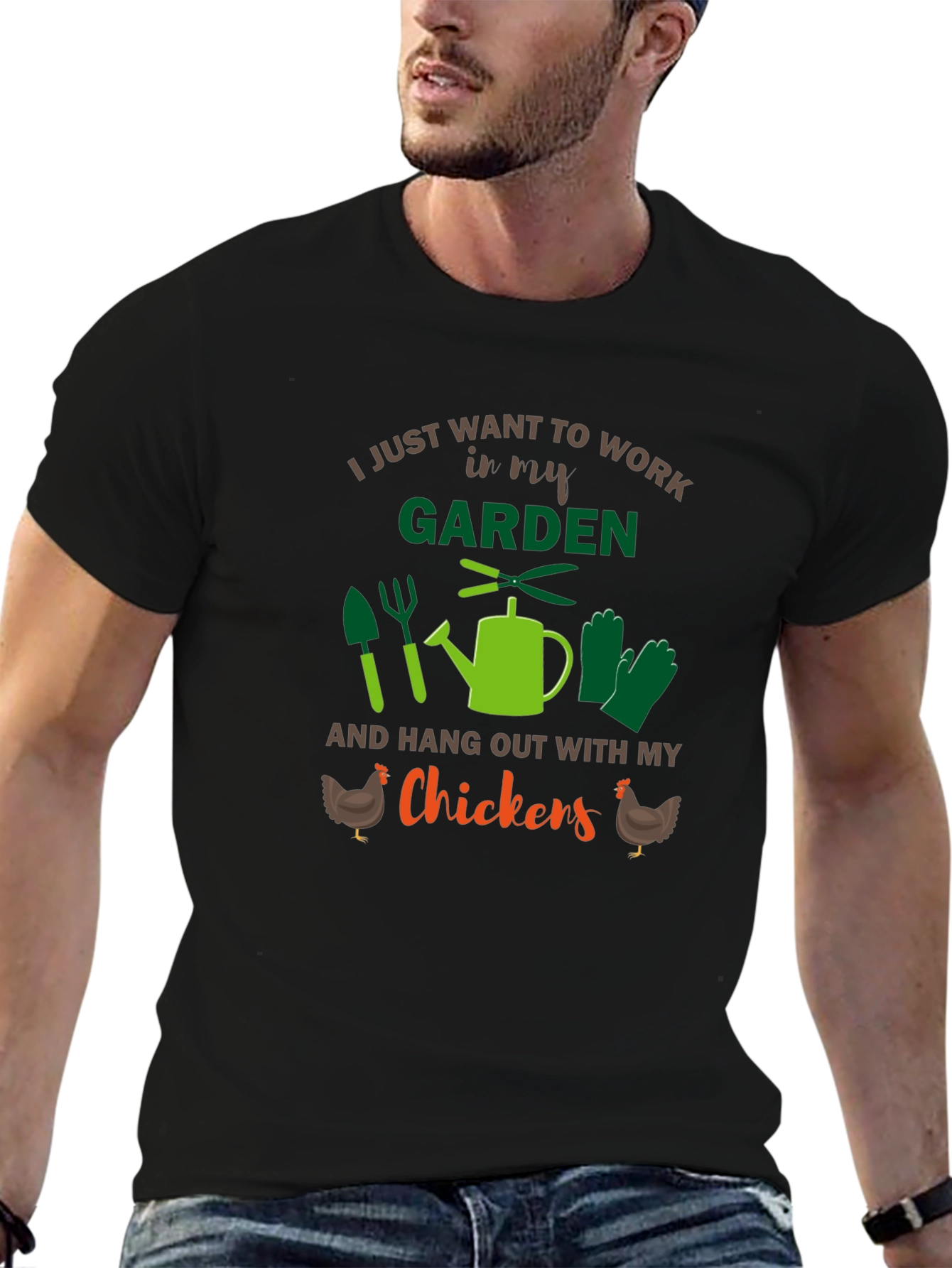 Gardeners T-Shirt - Work in My Garden