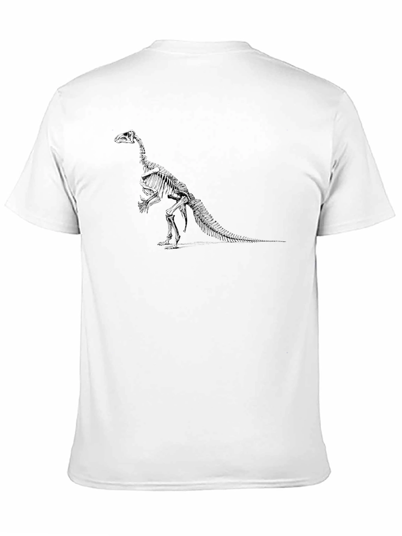 Dinosaur Skeleton Graphic Black T-Shirt