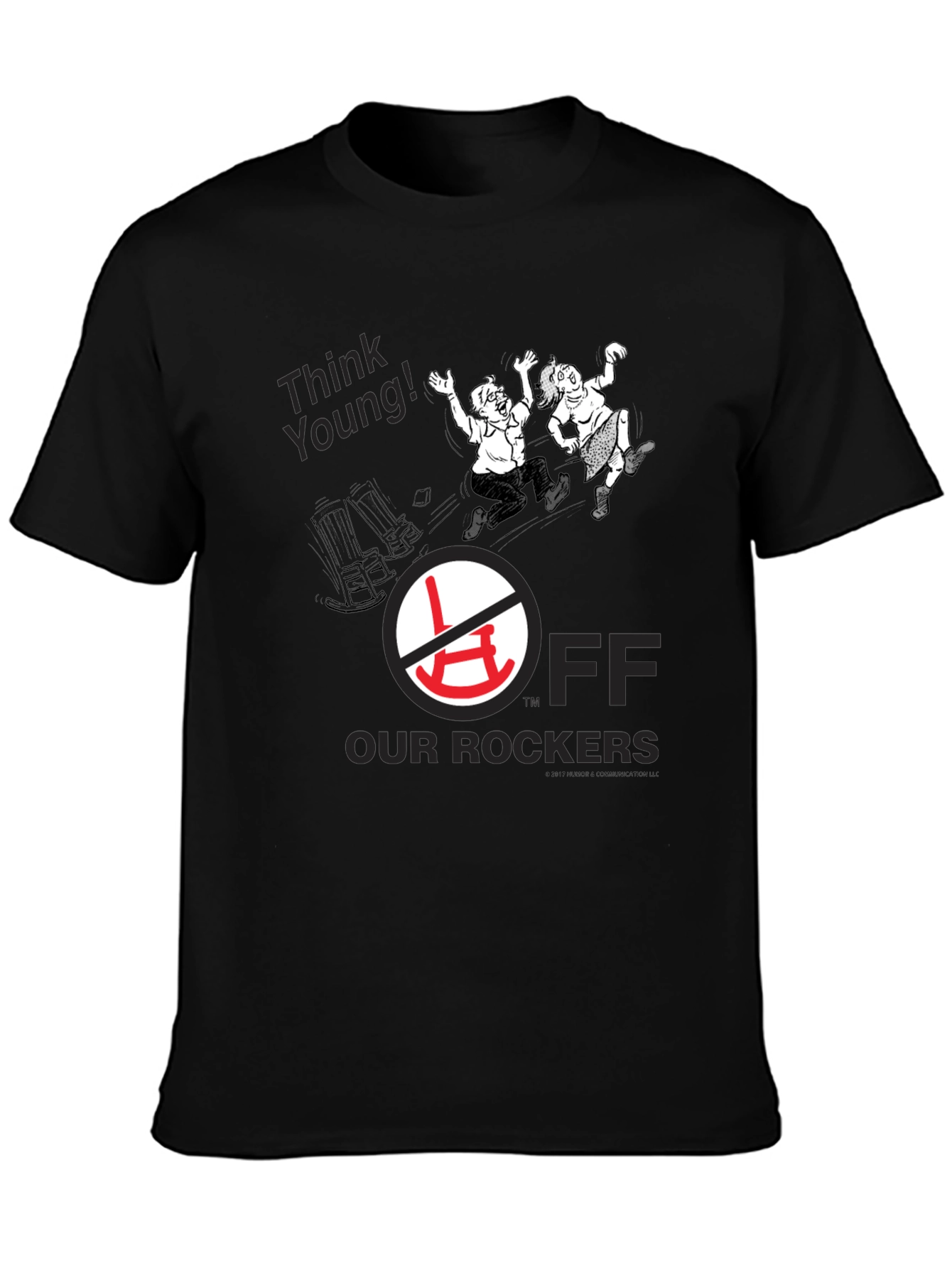 Rebel Spirit Tee: Off Our Rockers Black T-Shirt