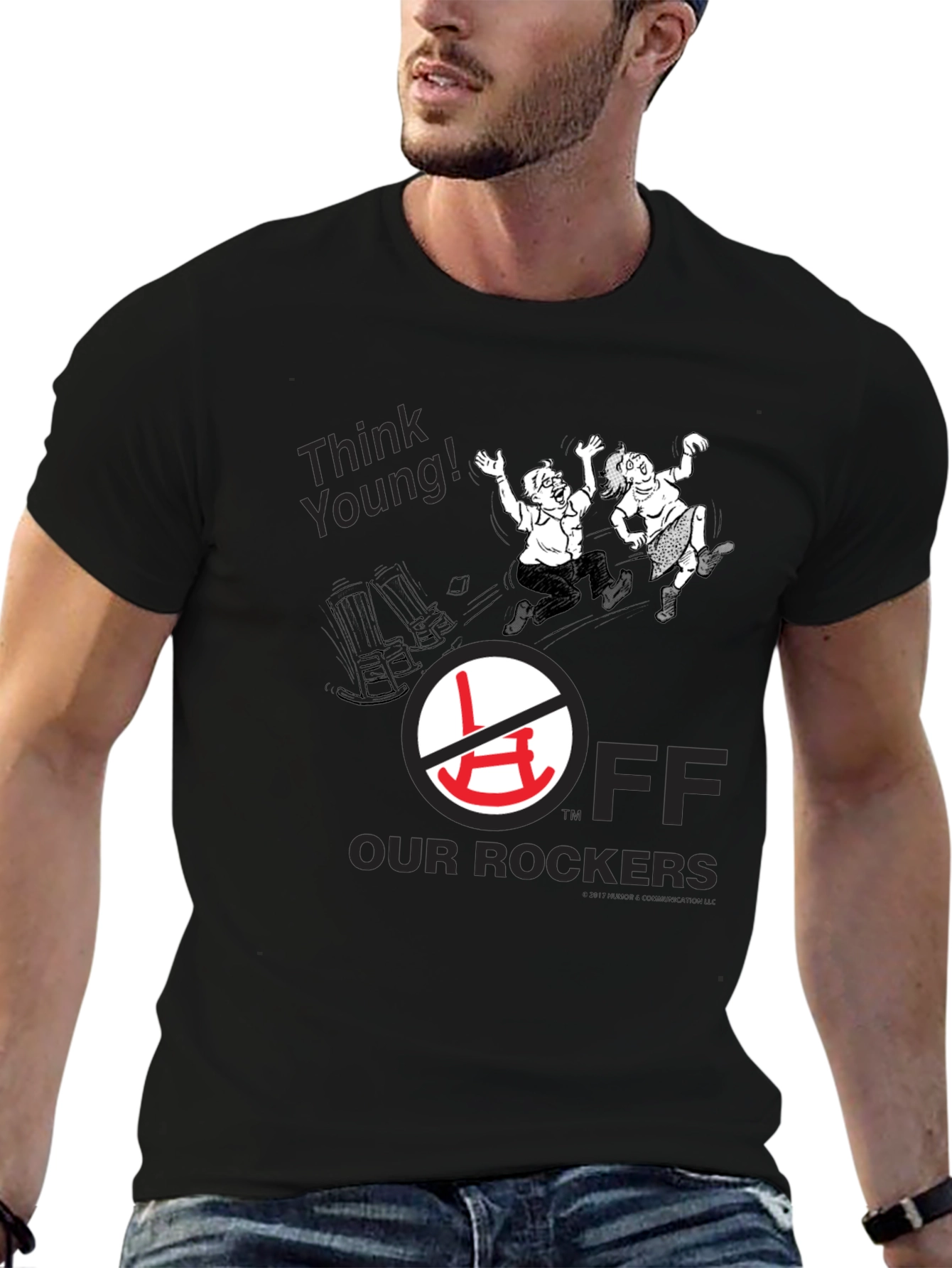 Rebel Spirit Tee: Off Our Rockers Black T-Shirt