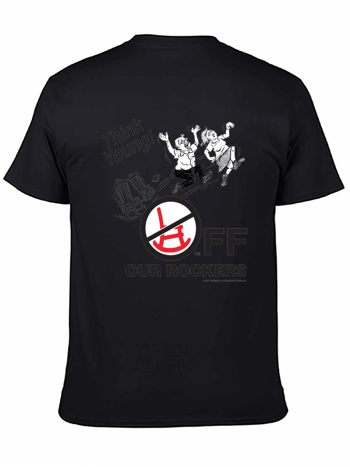 Rebel Spirit Tee: Off Our Rockers Black T-Shirt