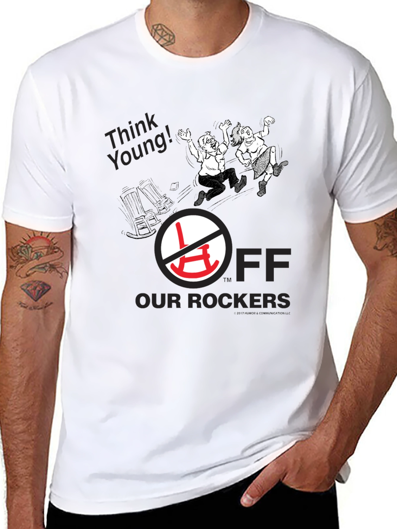 Rebel Spirit Tee: Off Our Rockers Black T-Shirt
