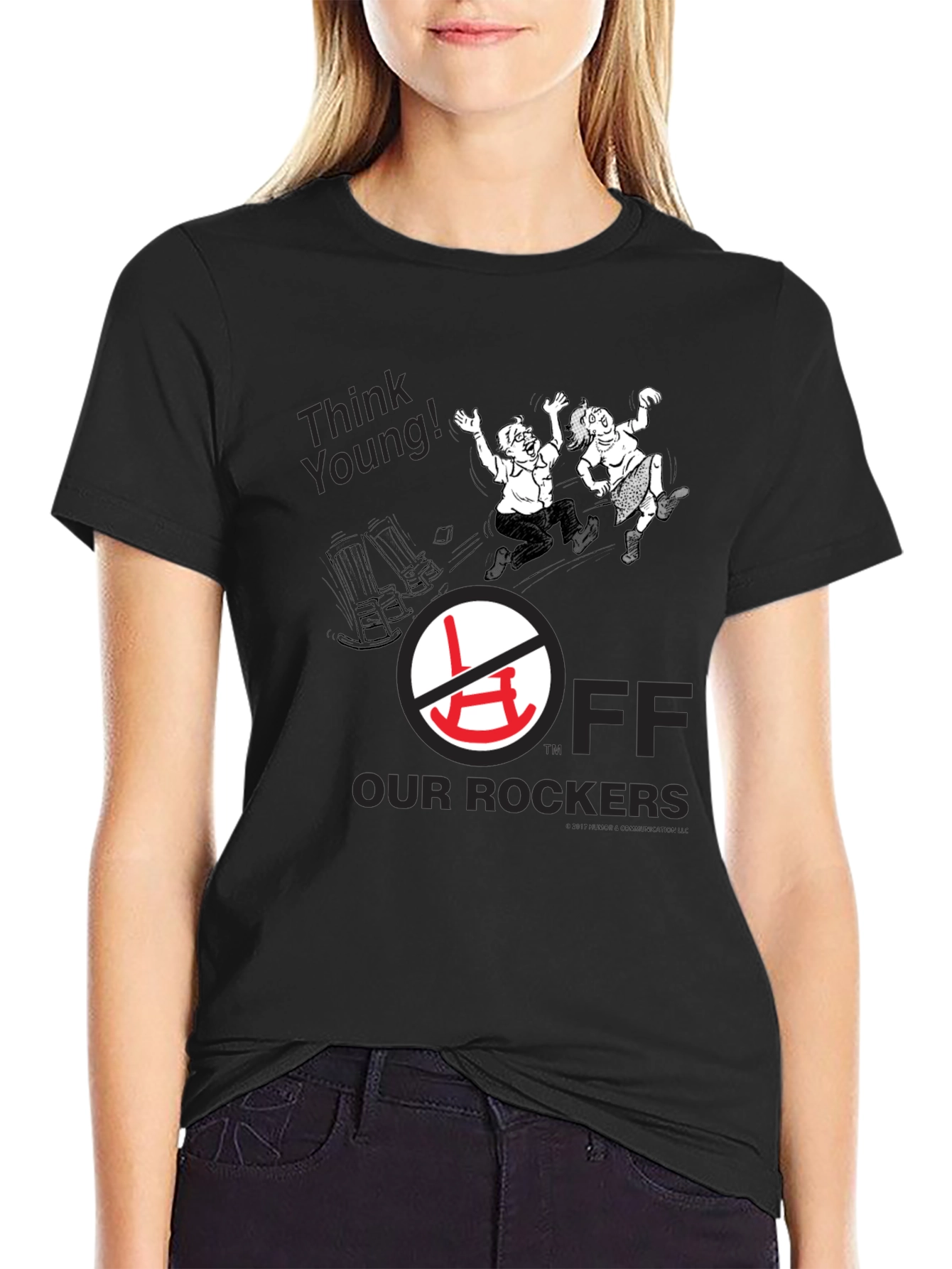 Rebel Spirit Tee: Off Our Rockers Black T-Shirt