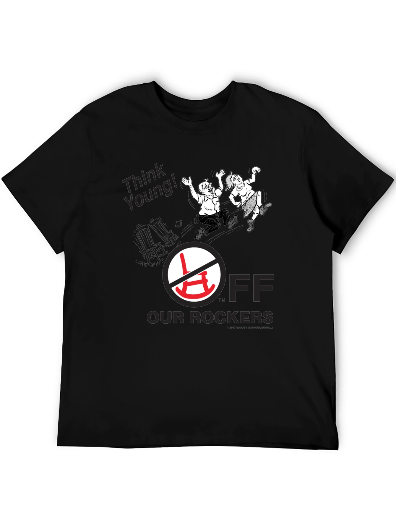 Rebel Spirit Tee: Off Our Rockers Black T-Shirt