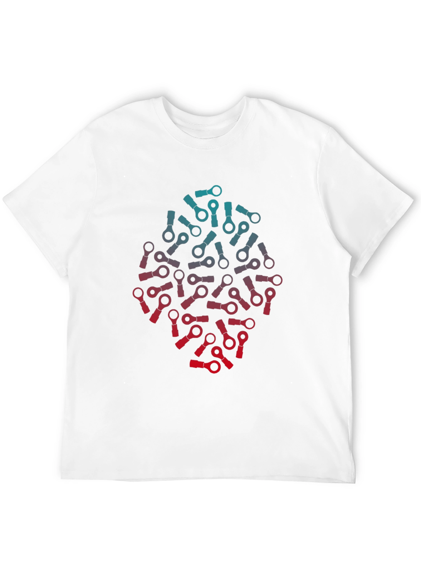 Gradient Ring Terminal Graphic T-Shirt