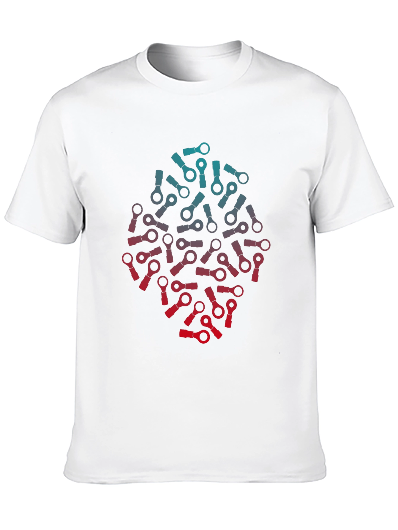 Gradient Ring Terminal Graphic T-Shirt