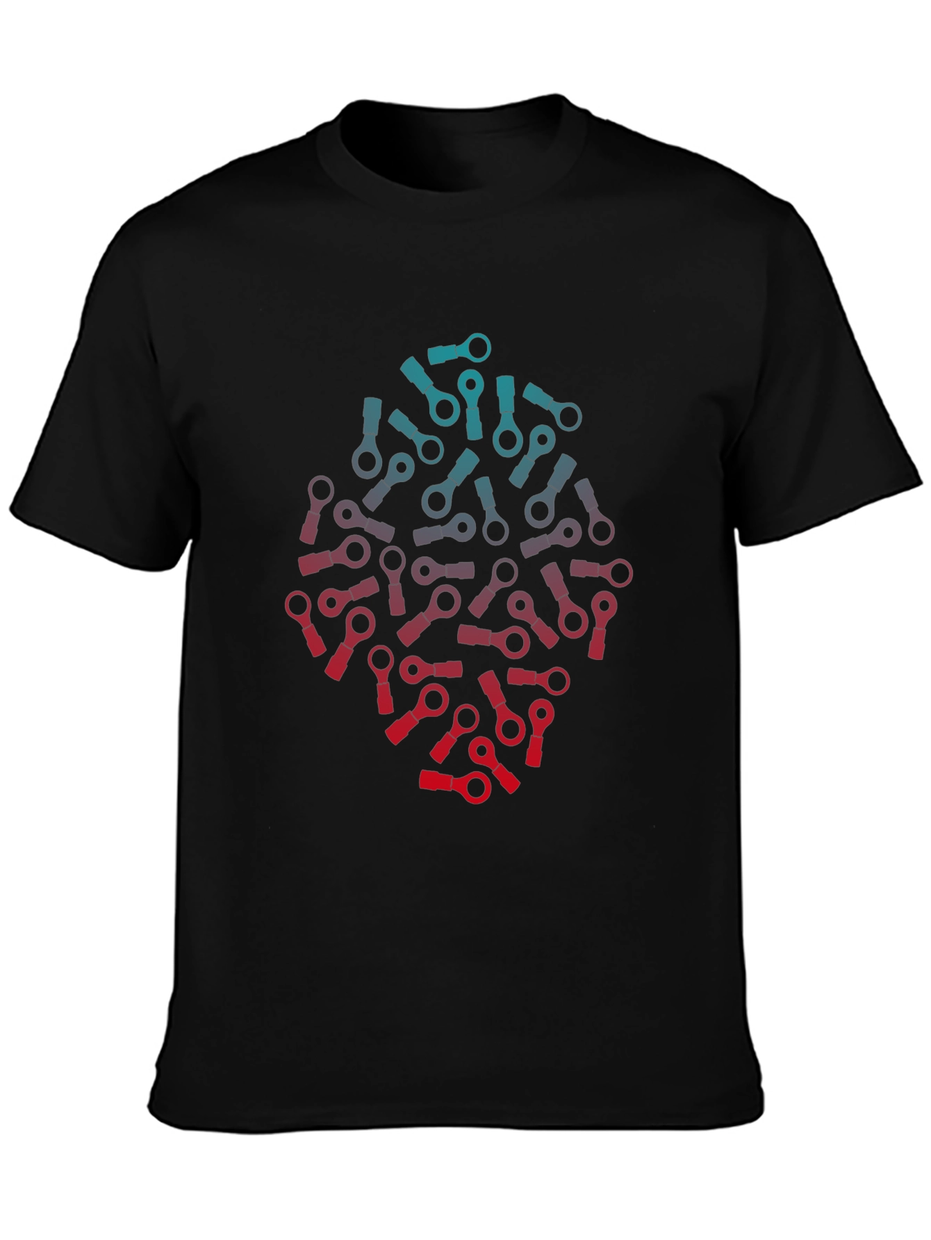 Gradient Ring Terminal Graphic T-Shirt