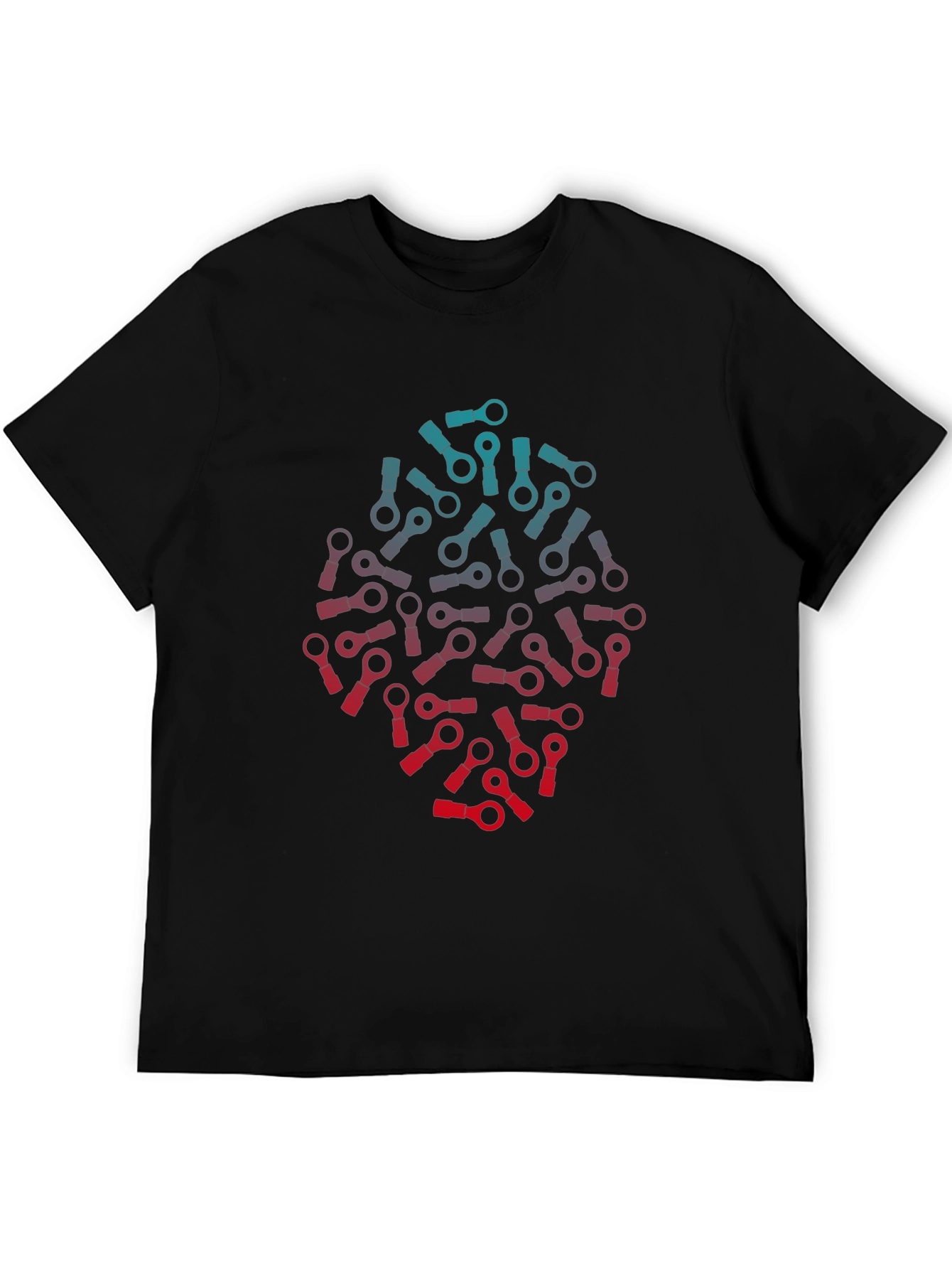 Gradient Ring Terminal Graphic T-Shirt