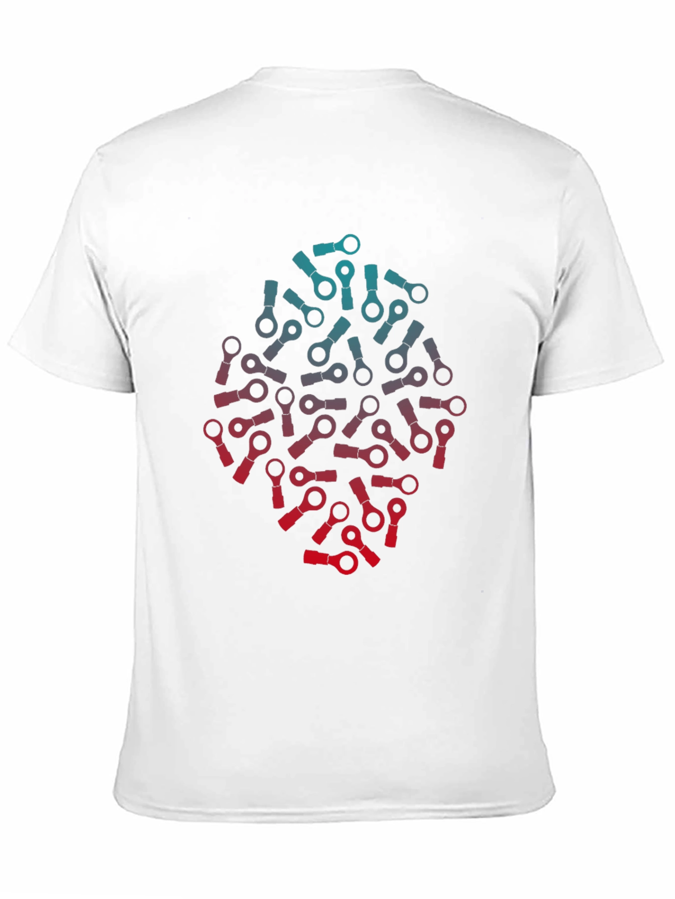 Gradient Ring Terminal Graphic T-Shirt