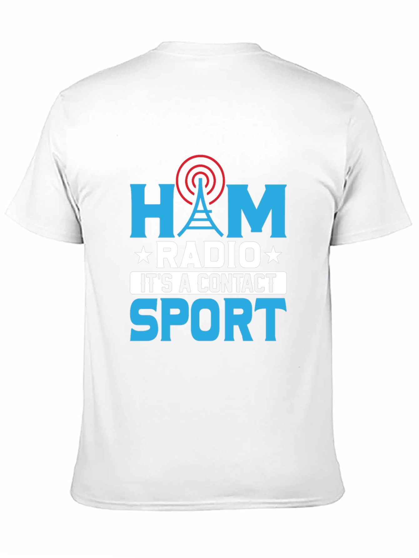 Ham Radio Contact Sport Graphic T-Shirt