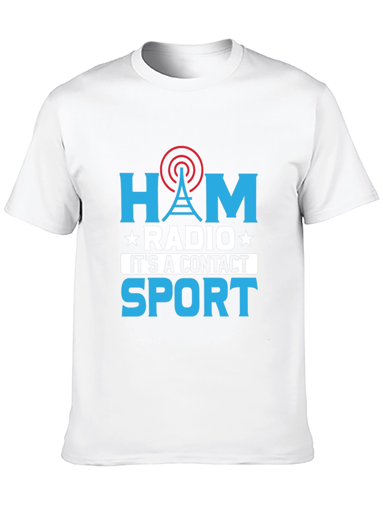 Ham Radio Contact Sport Graphic T-Shirt