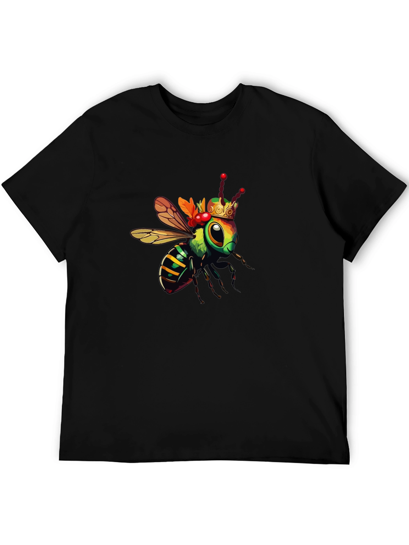 King Bee Graphic Tee - Trendy Black T-Shirt