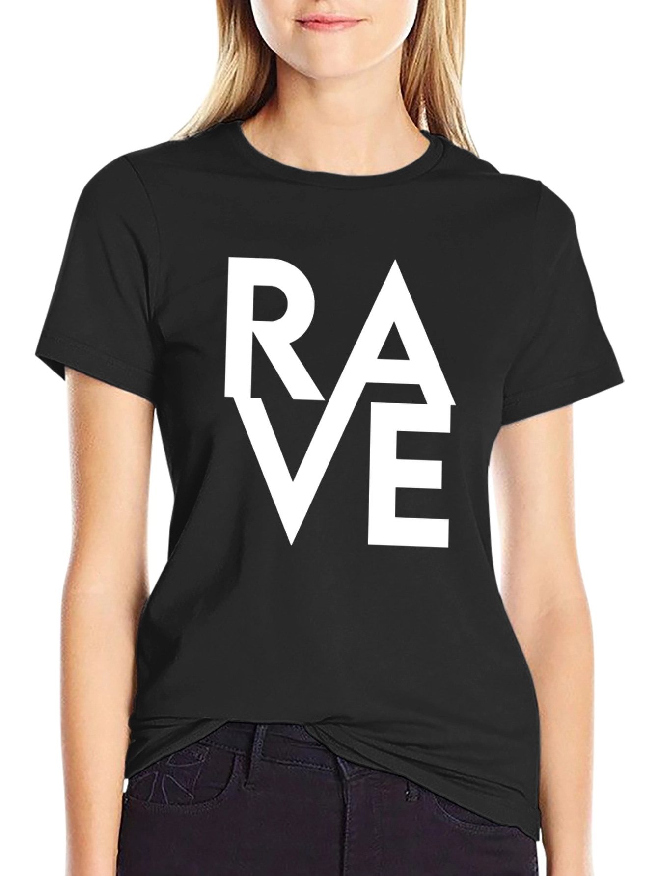 Rave Graphic T-Shirt - Black