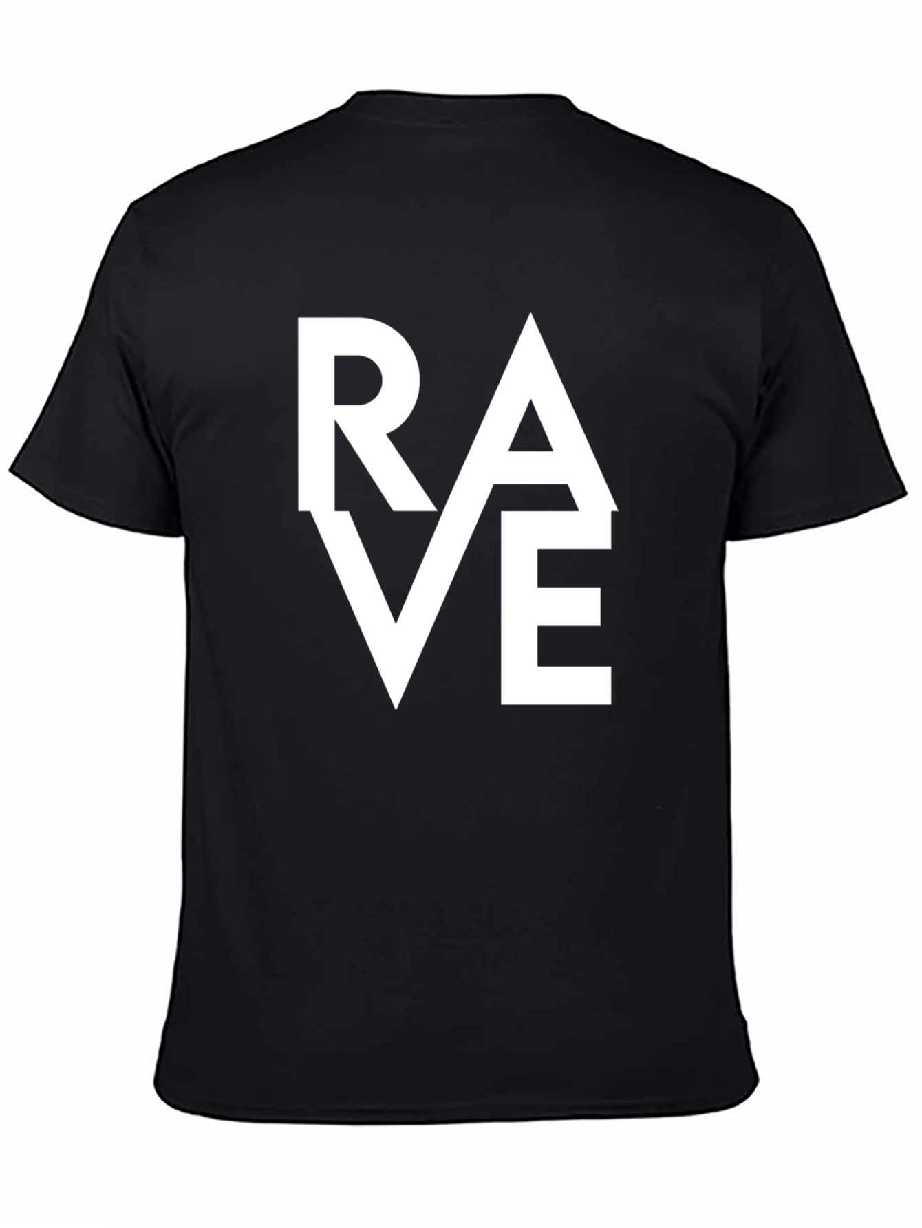 Rave Graphic T-Shirt - Black
