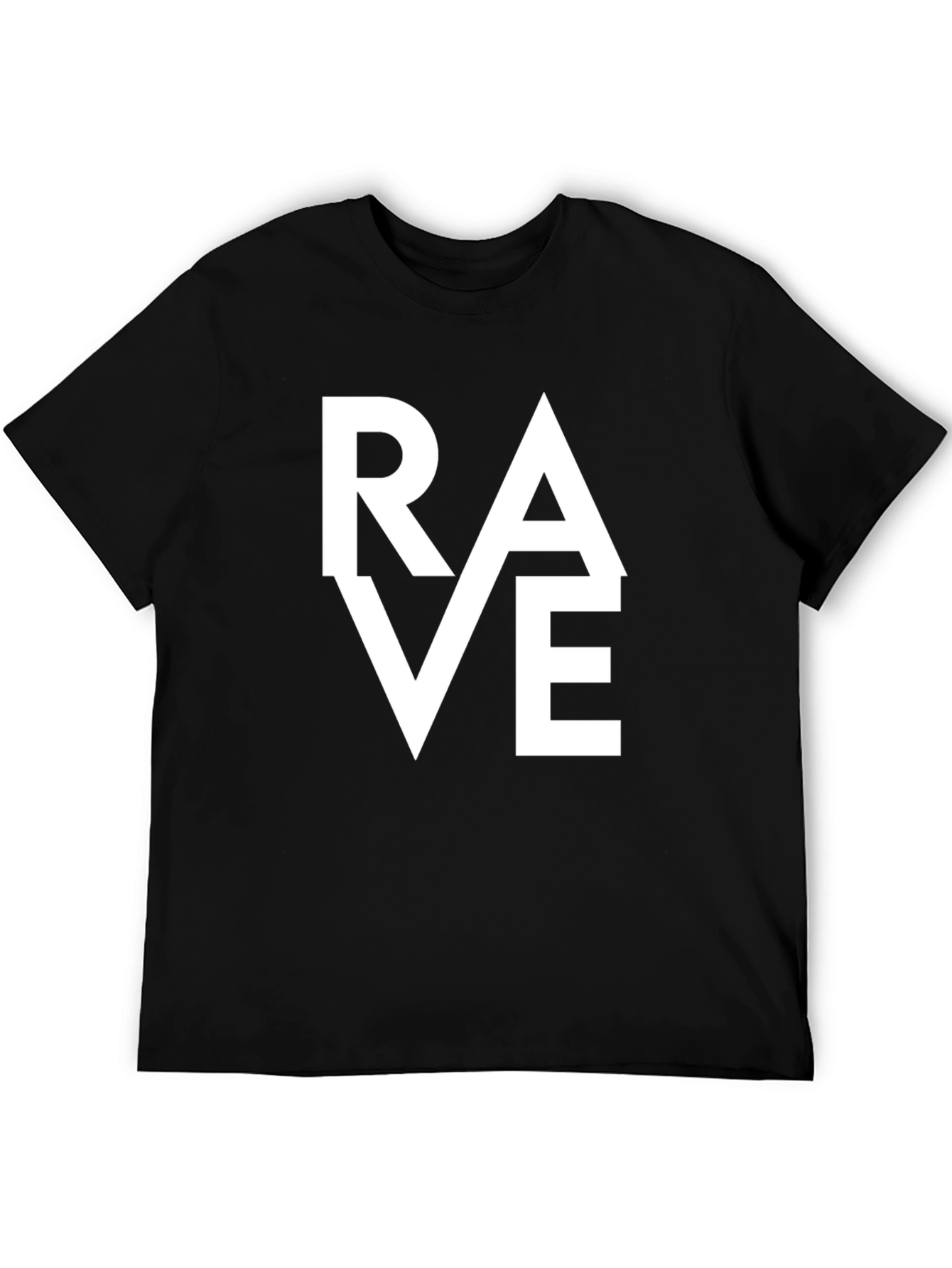 Rave Graphic T-Shirt - Black