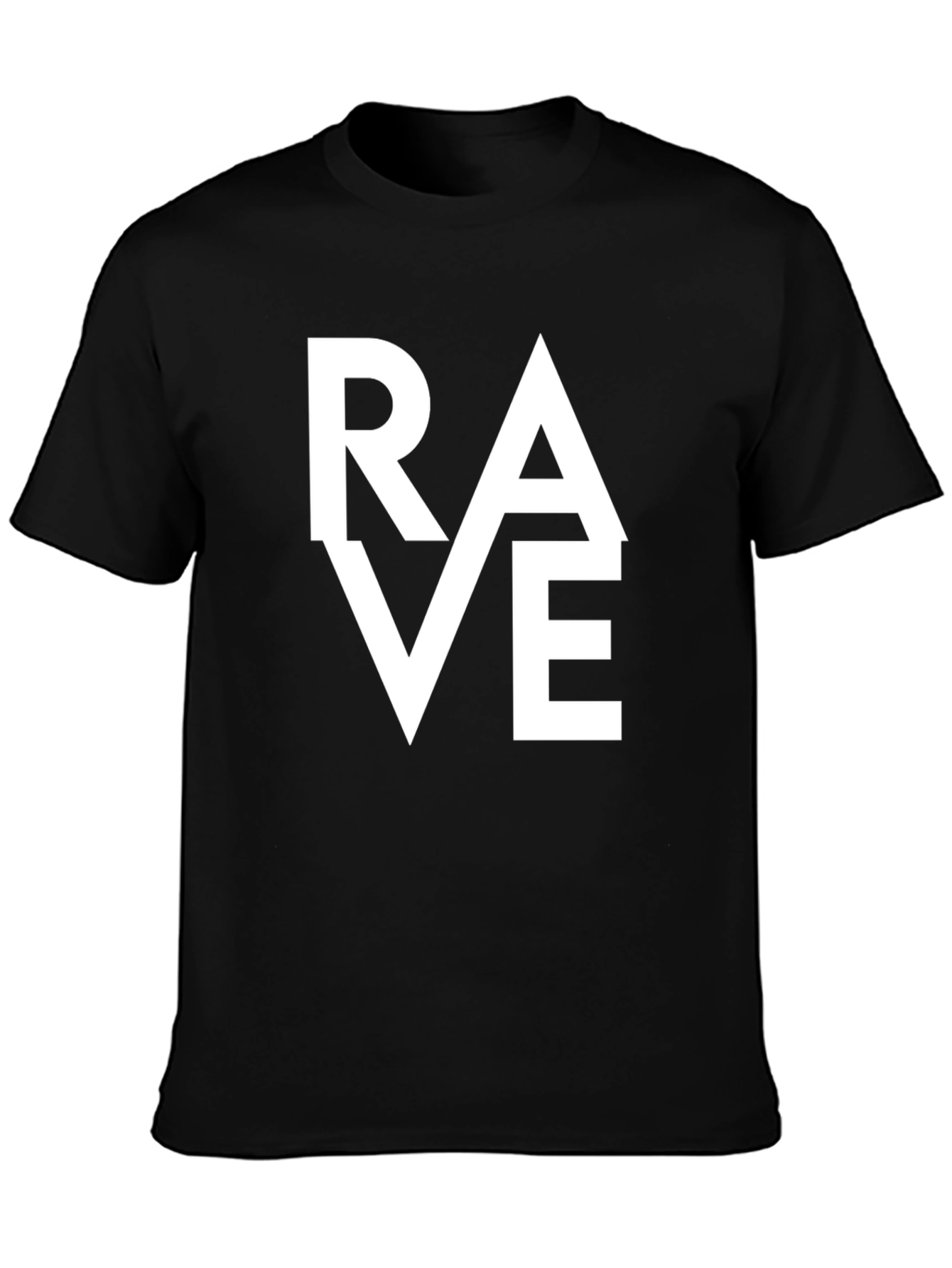 Rave Graphic T-Shirt - Black