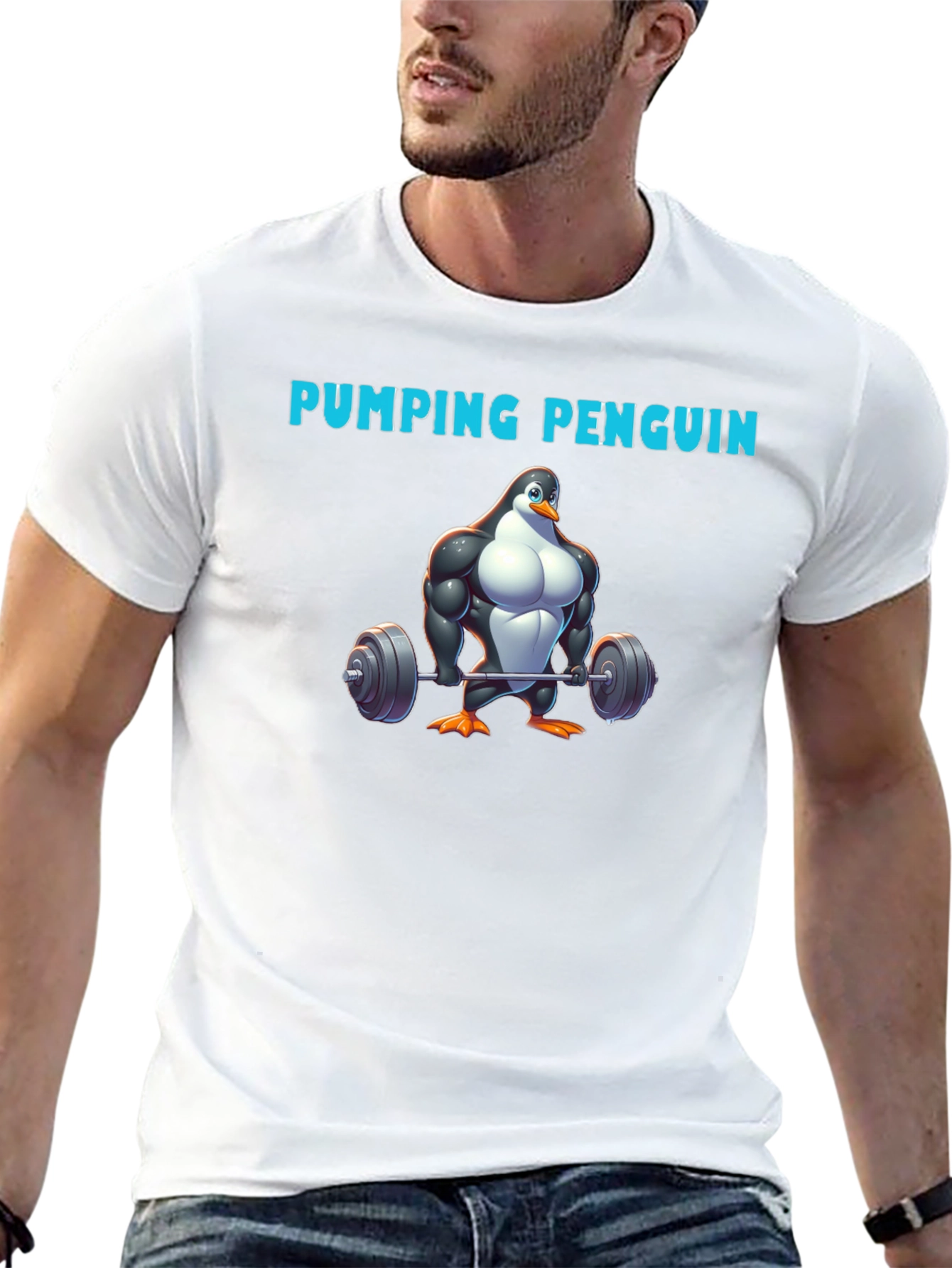 Pumping Penguin T-Shirt