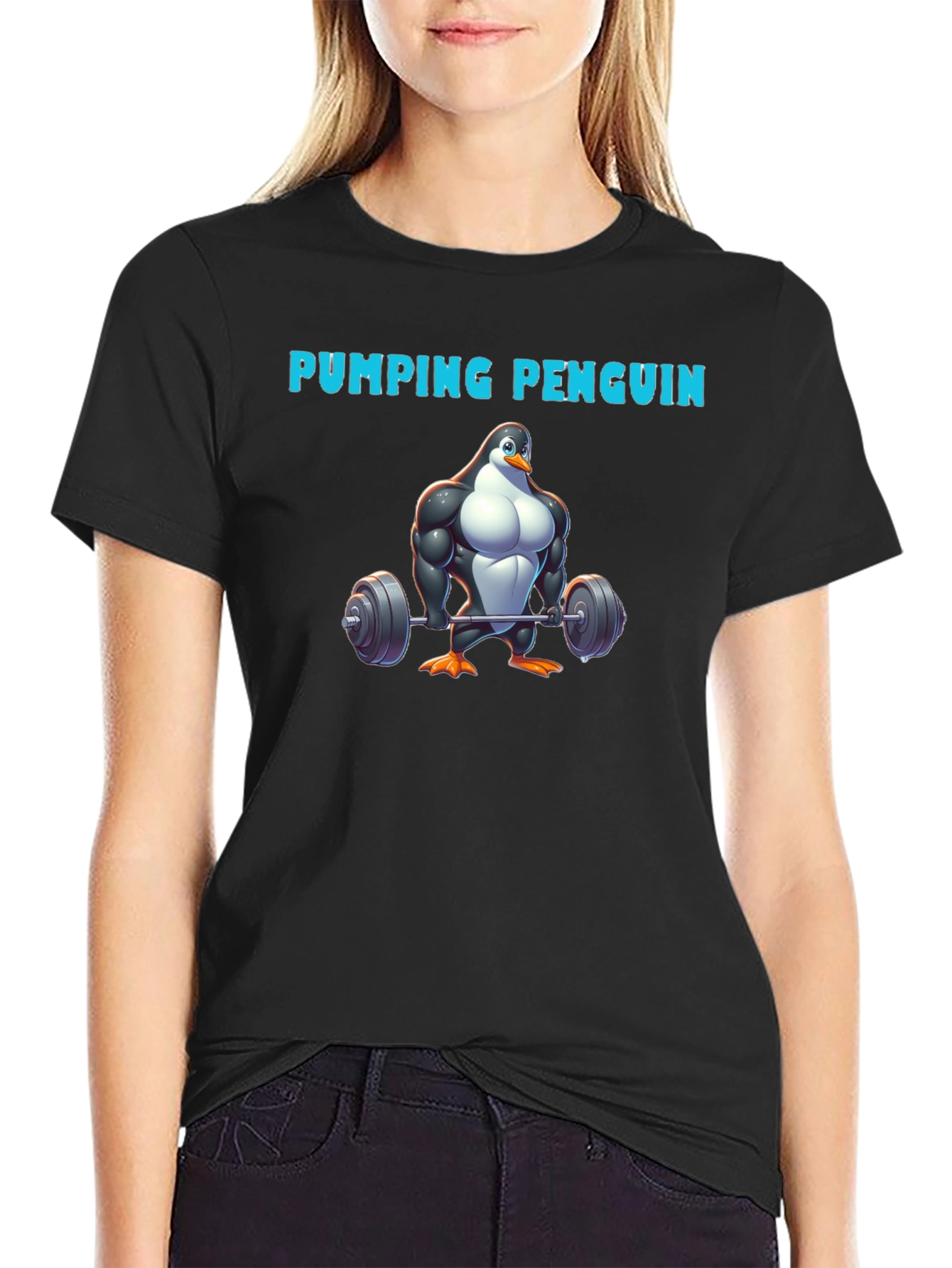 Pumping Penguin T-Shirt
