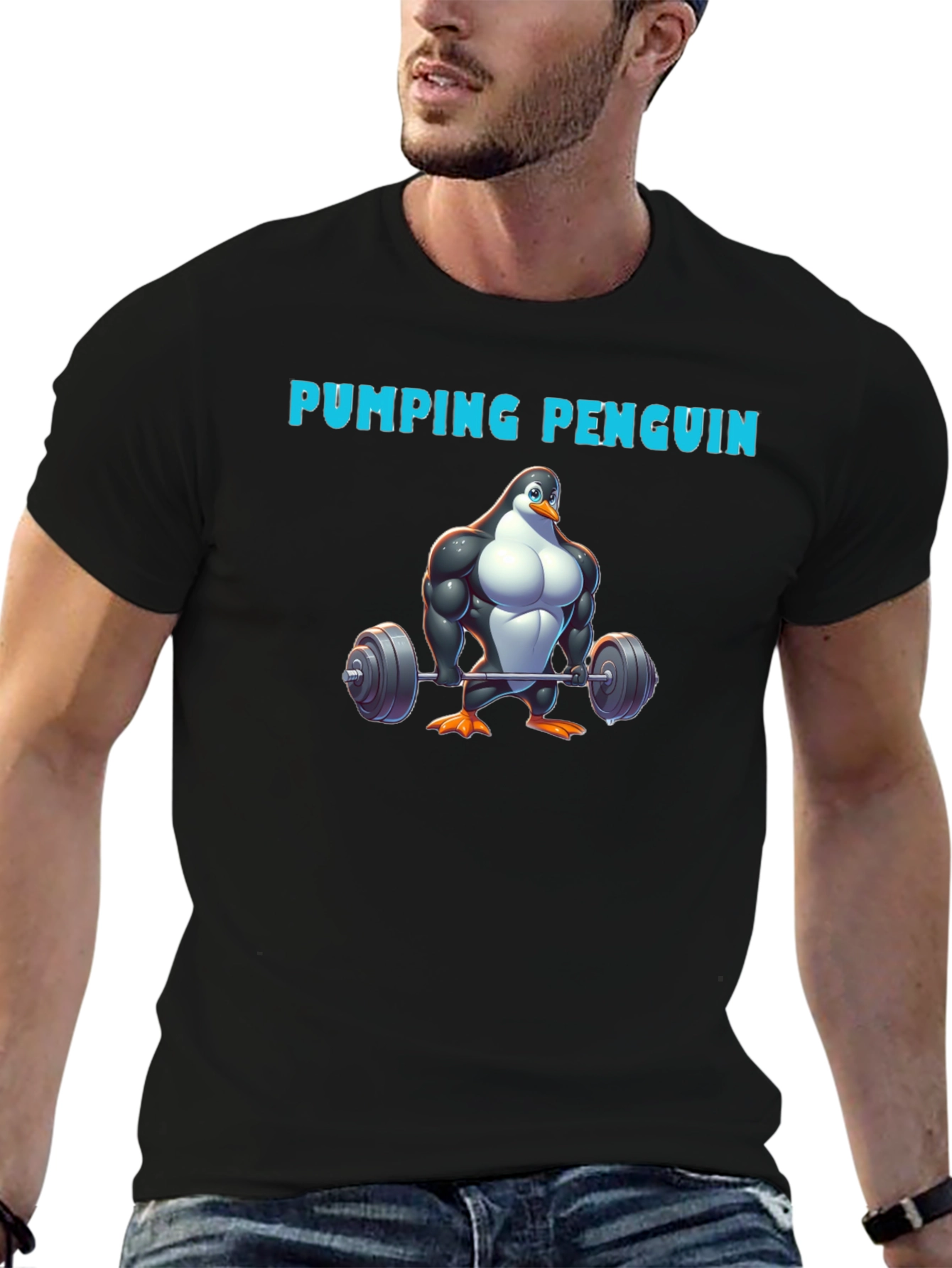 Pumping Penguin T-Shirt