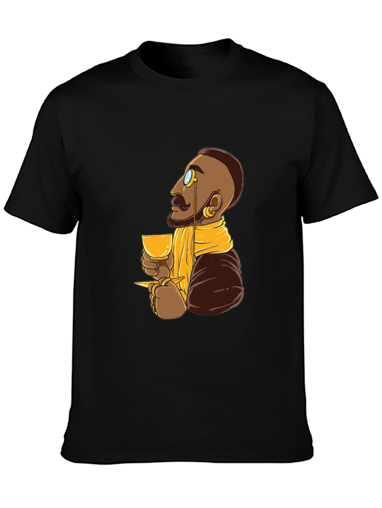 Sophisticated Cartoon Man T-Shirt