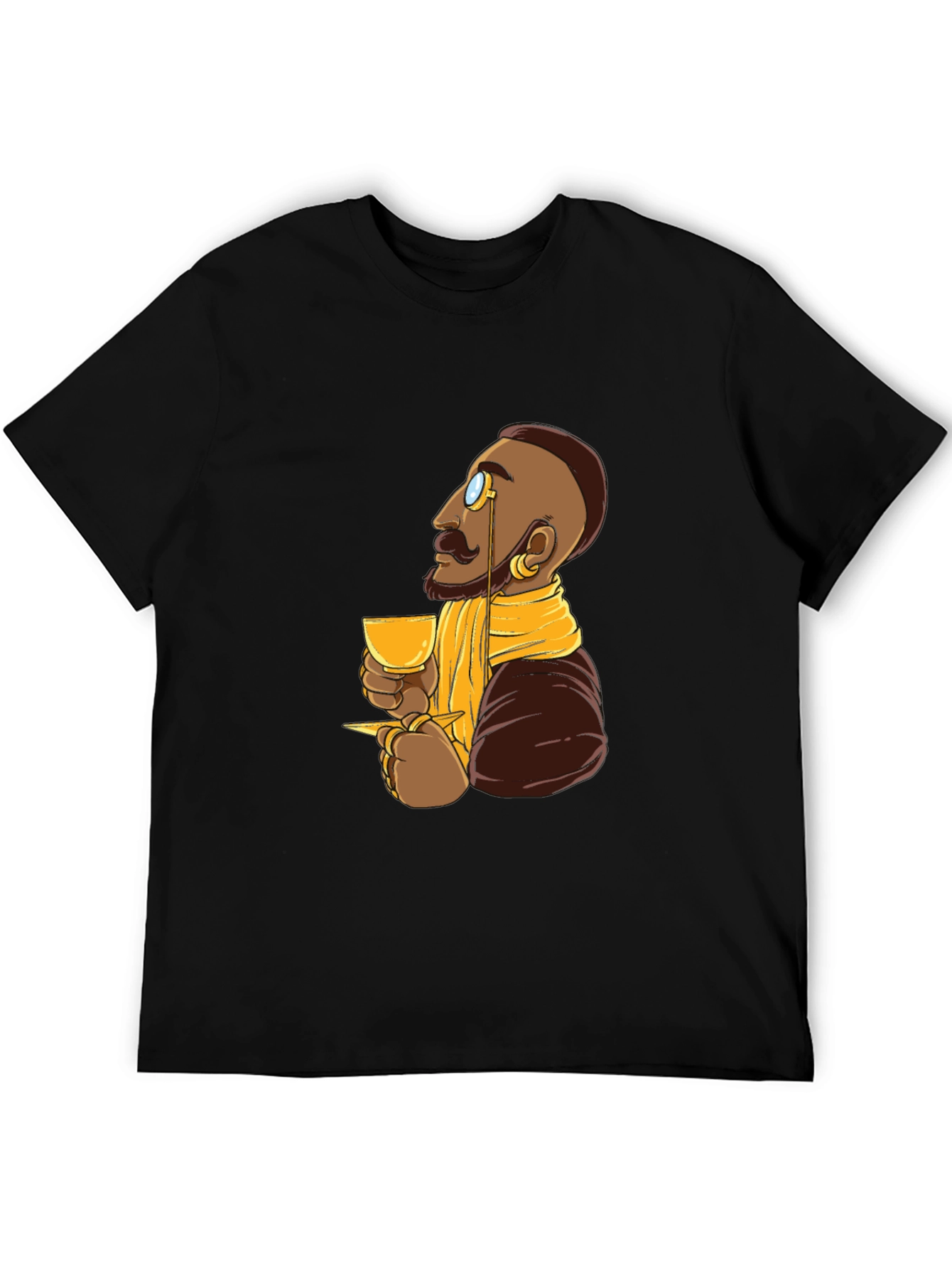 Sophisticated Cartoon Man T-Shirt