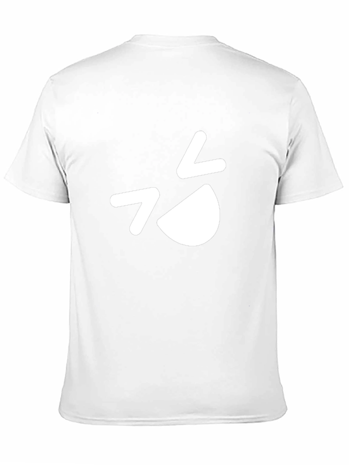 Black T-Shirt with Quirky White Graphic