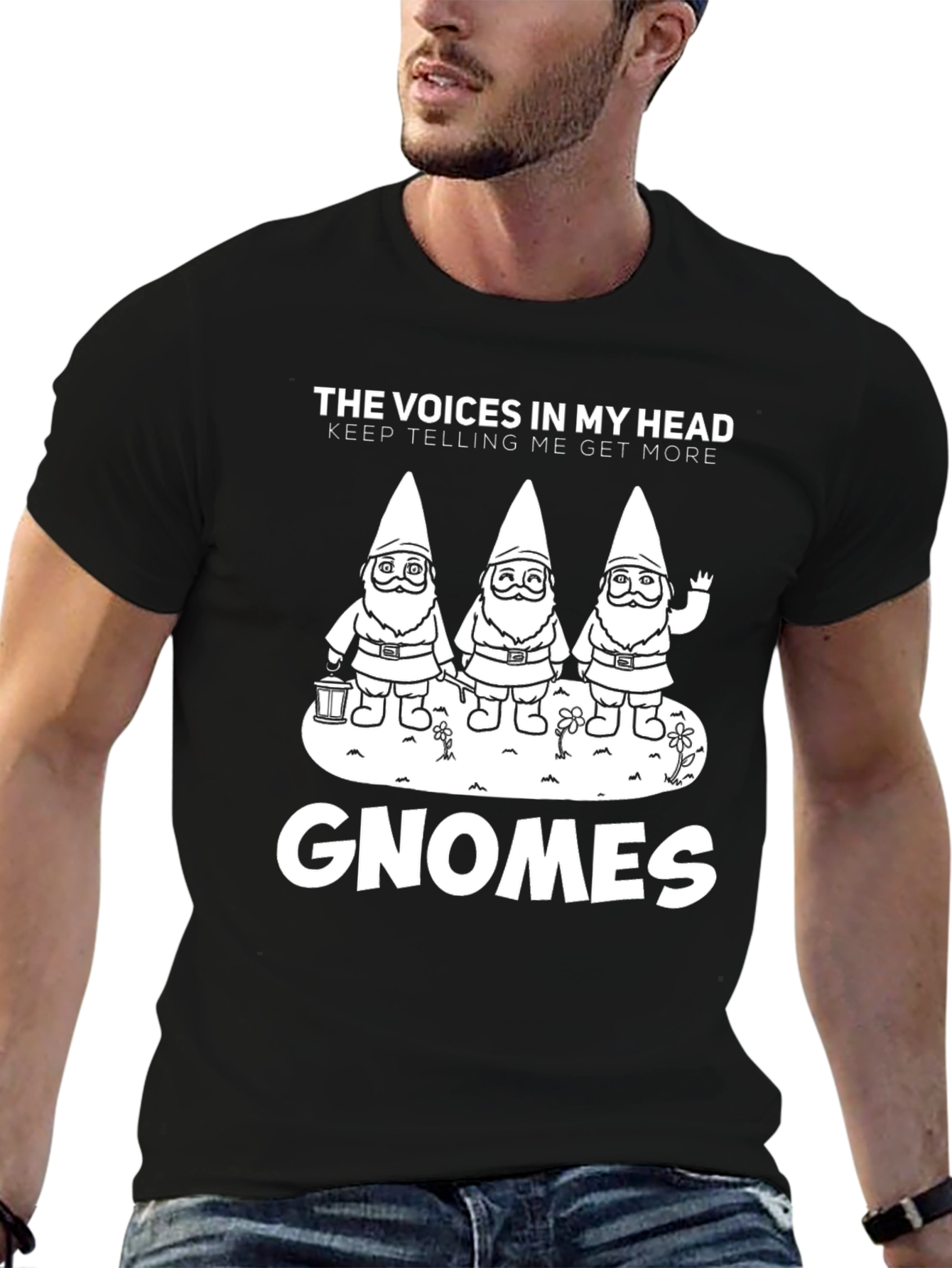 Voices in My Head Gnome T-Shirt