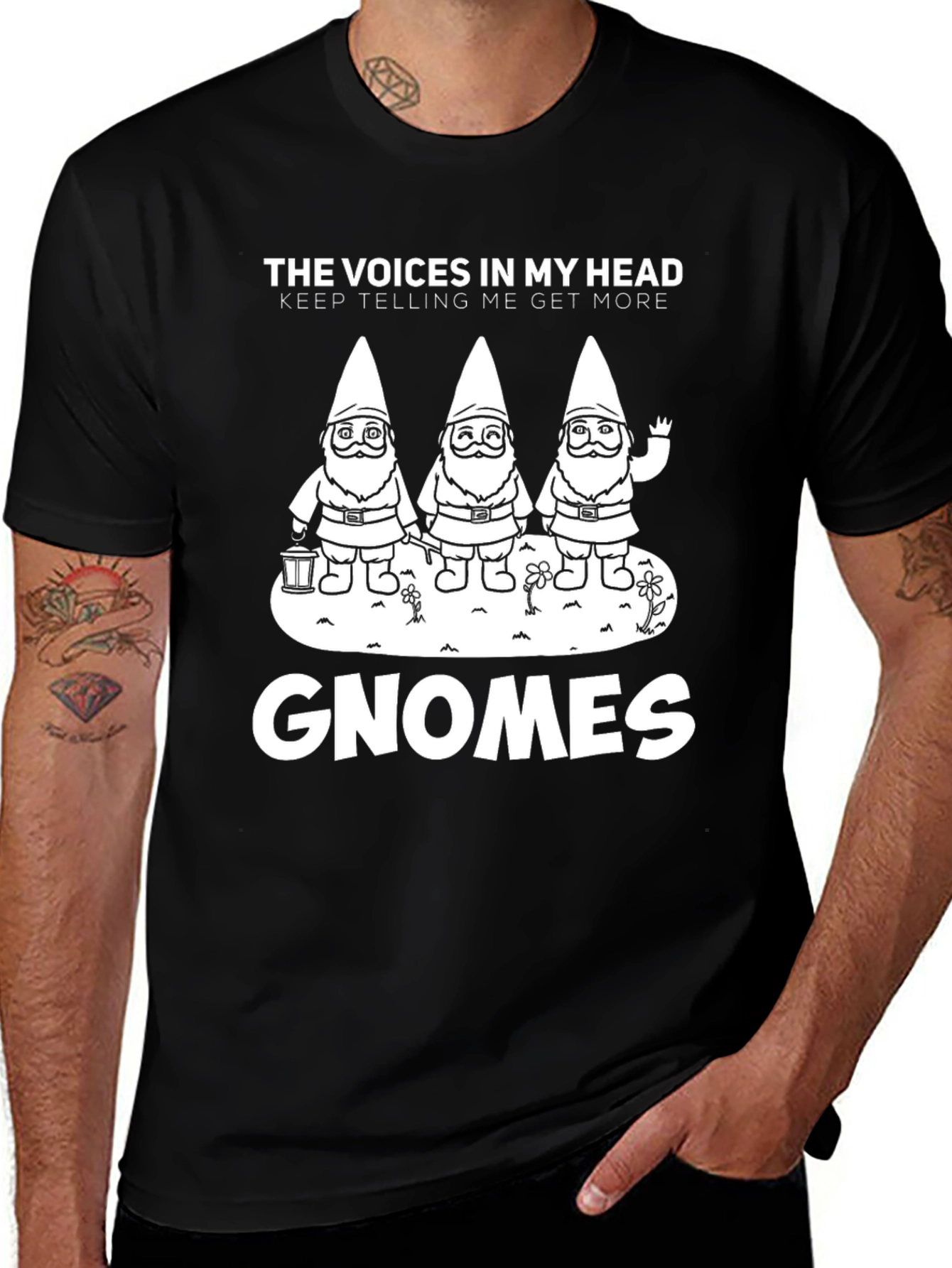 Voices in My Head Gnome T-Shirt