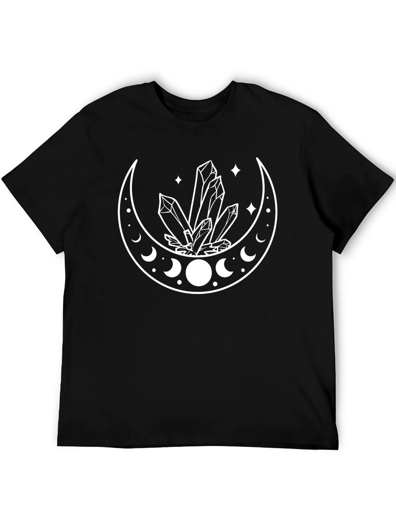 Crystals and Moon Phases Graphic Tee