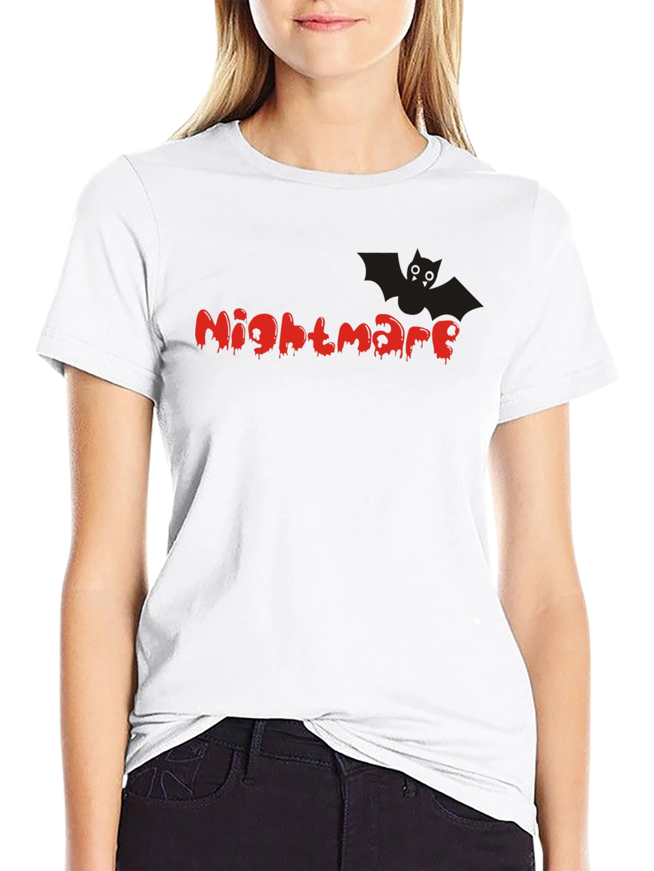 Nightmare T-Shirt - Halloween Bat Graphic Tee