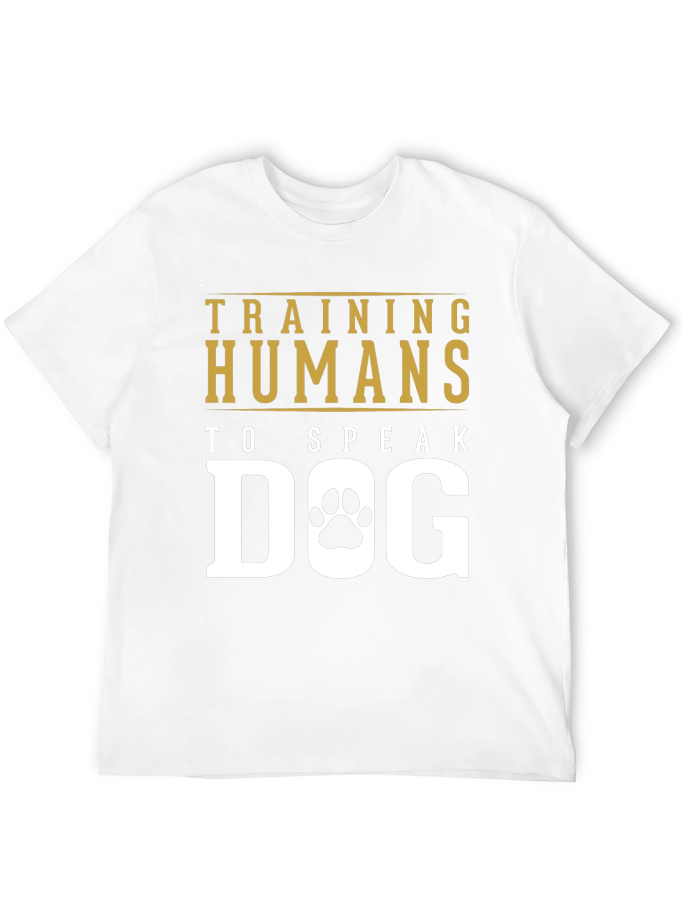 Training Humans to Speak Dog Black T-Shirt