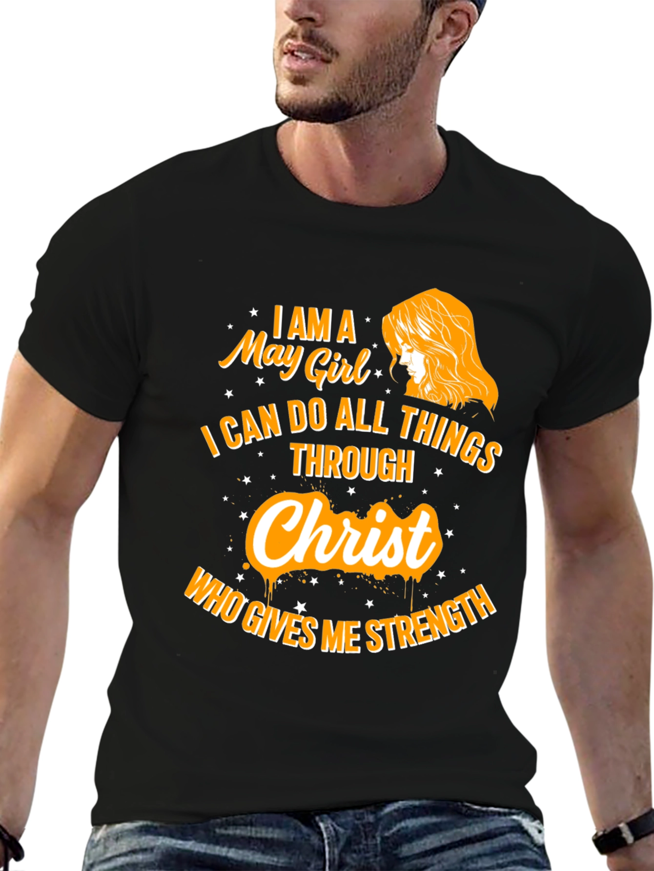 May Girl Christ Strength T-Shirt