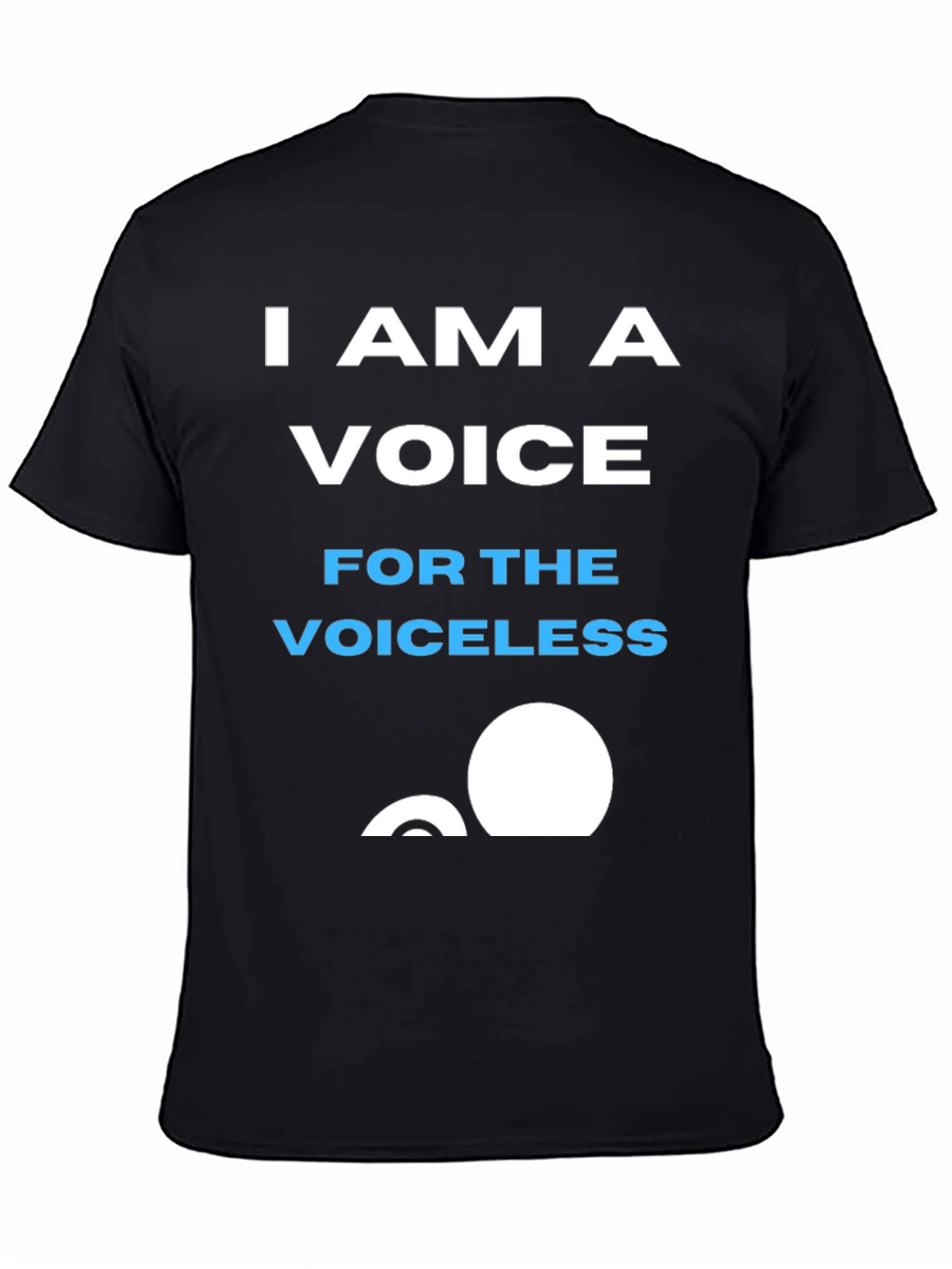 Voice for the Voiceless Graphic Tee - Black