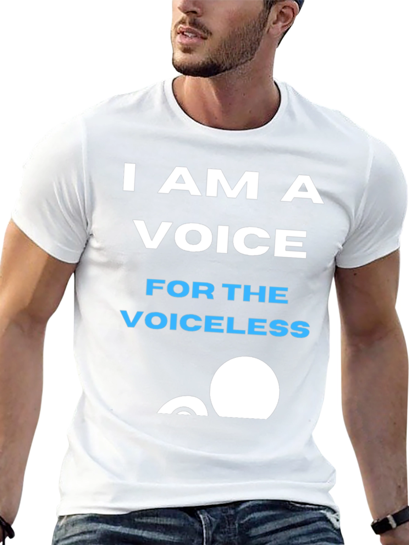 Voice for the Voiceless Graphic Tee - Black