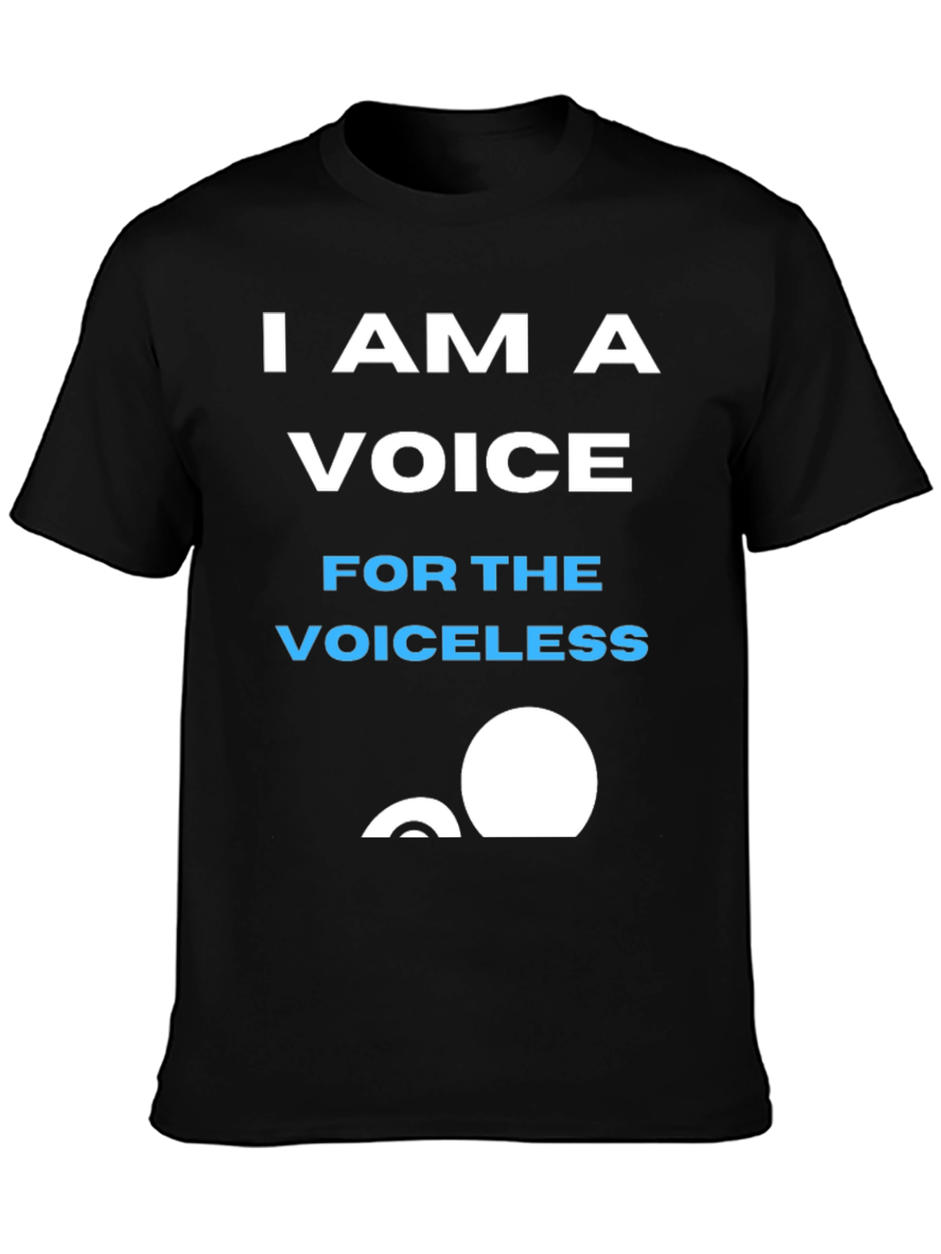 Voice for the Voiceless Graphic Tee - Black
