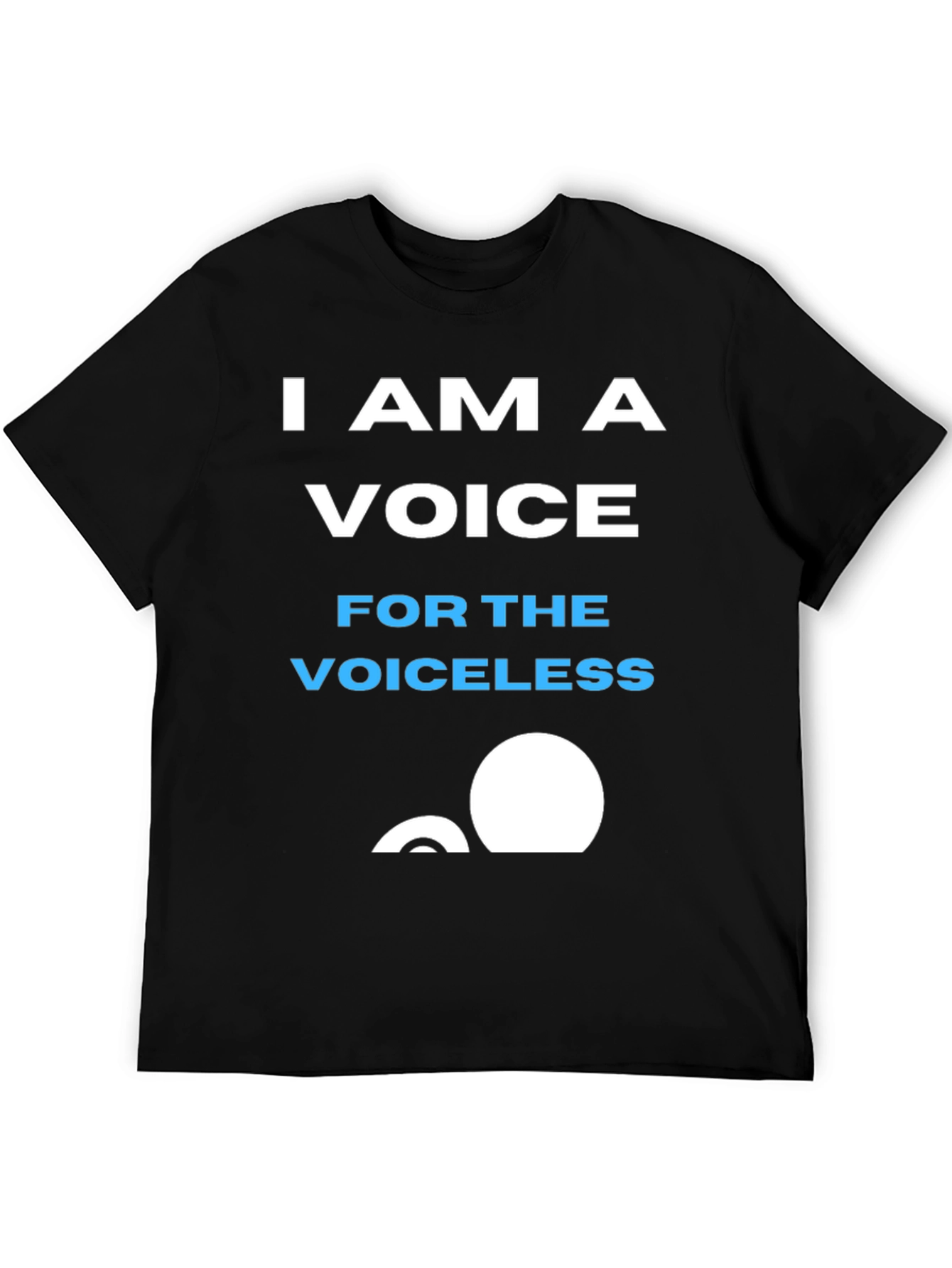 Voice for the Voiceless Graphic Tee - Black