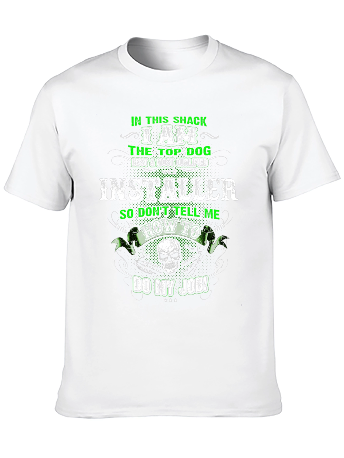 Installer Top Dog Black T-Shirt