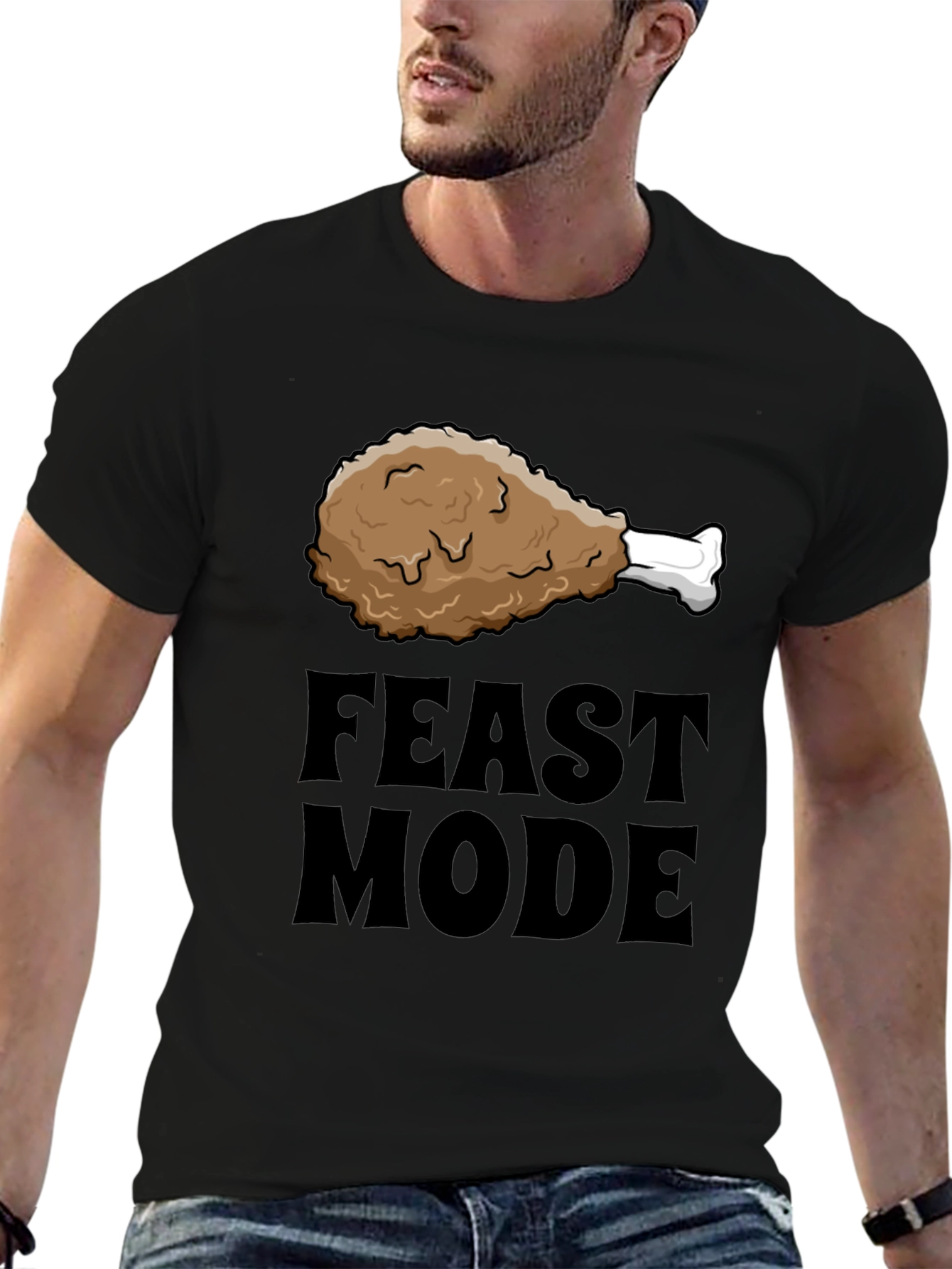 Feast Mode T-Shirt - Funny Thanksgiving Dinner Tee