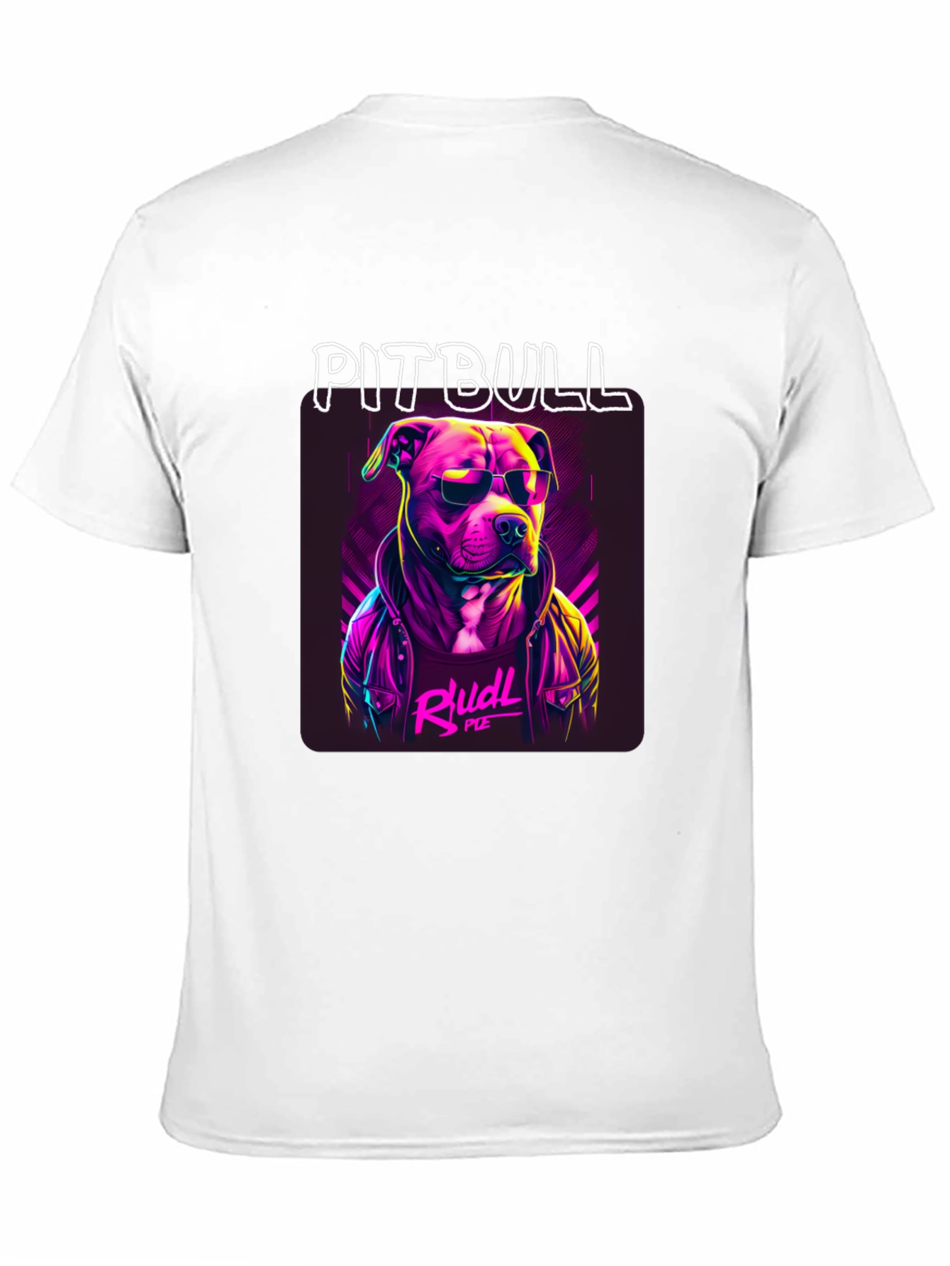 Cool Pitbull Graphic Tee - Black Cotton T-Shirt