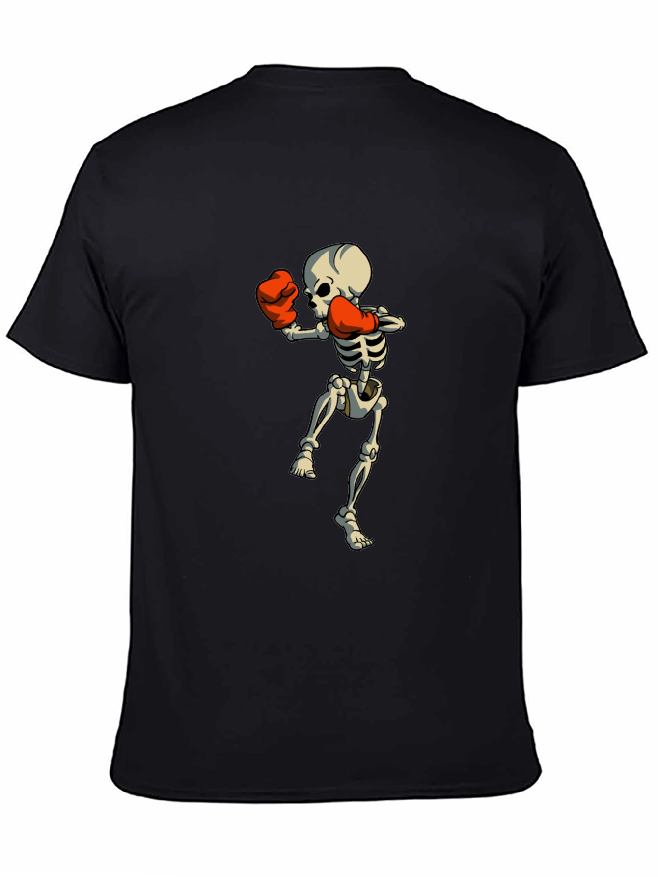 Skeleton Boxer Graphic T-Shirt