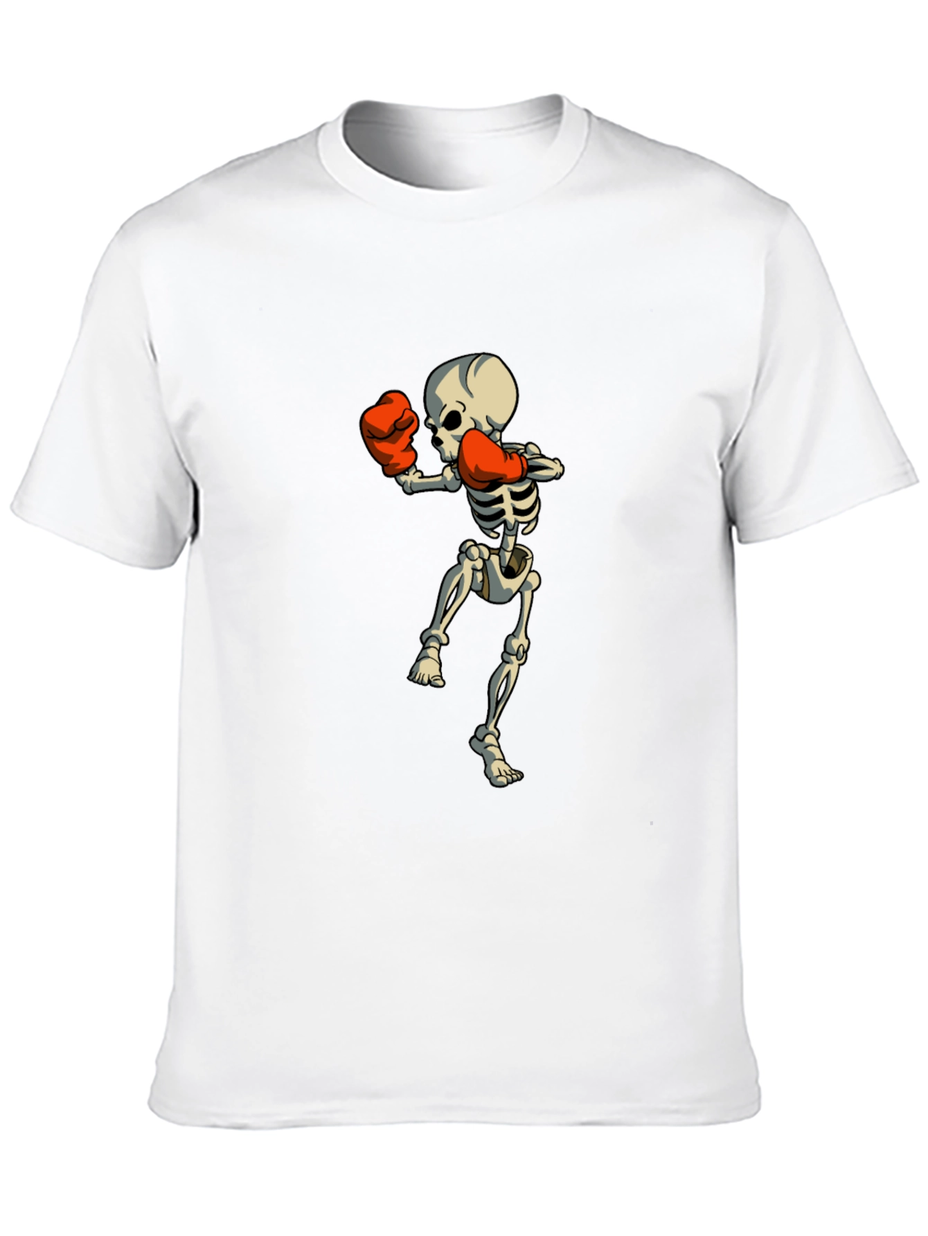 Skeleton Boxer Graphic T-Shirt
