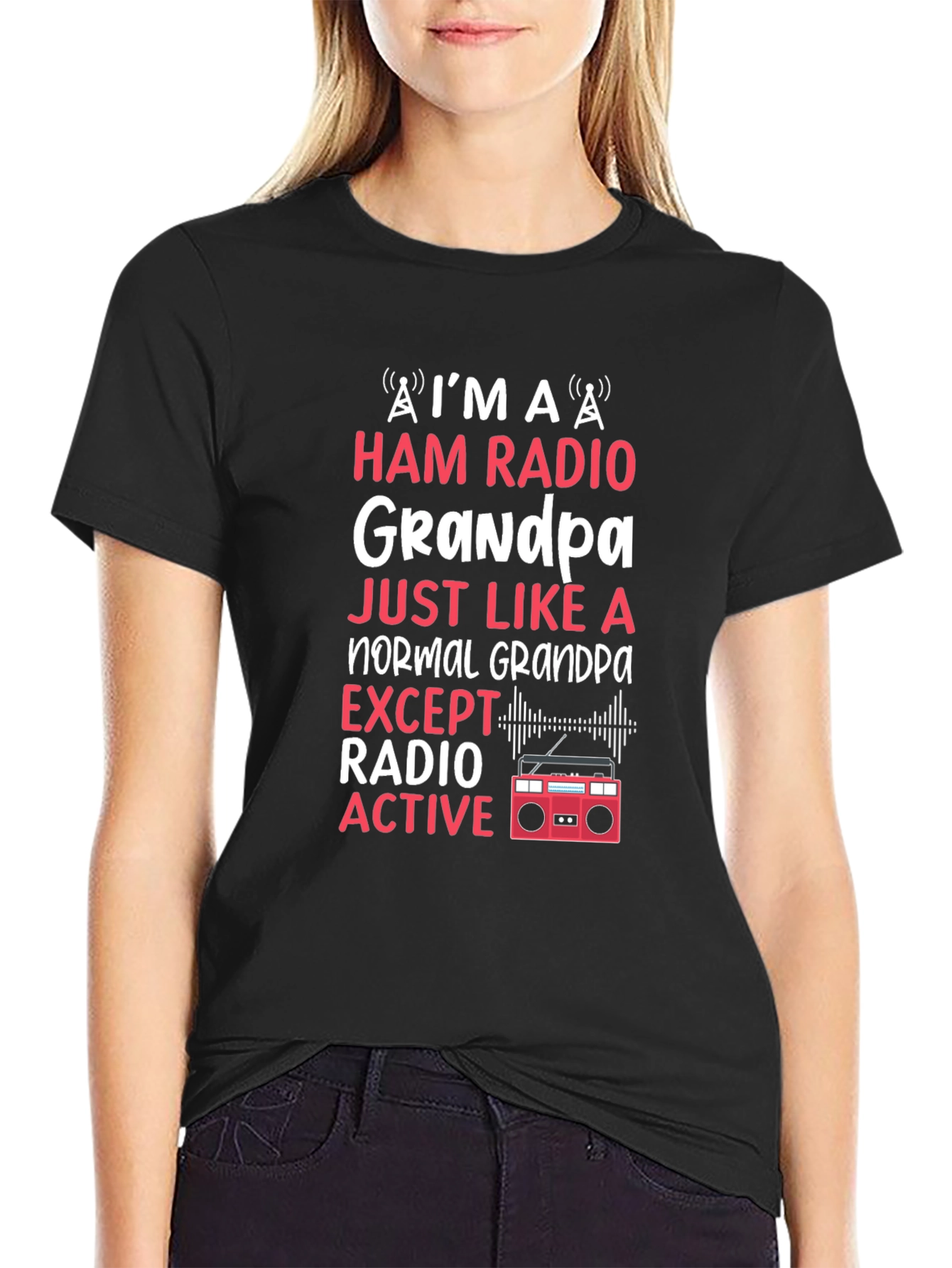 Ham Radio Grandpa T-Shirt - Radio Active
