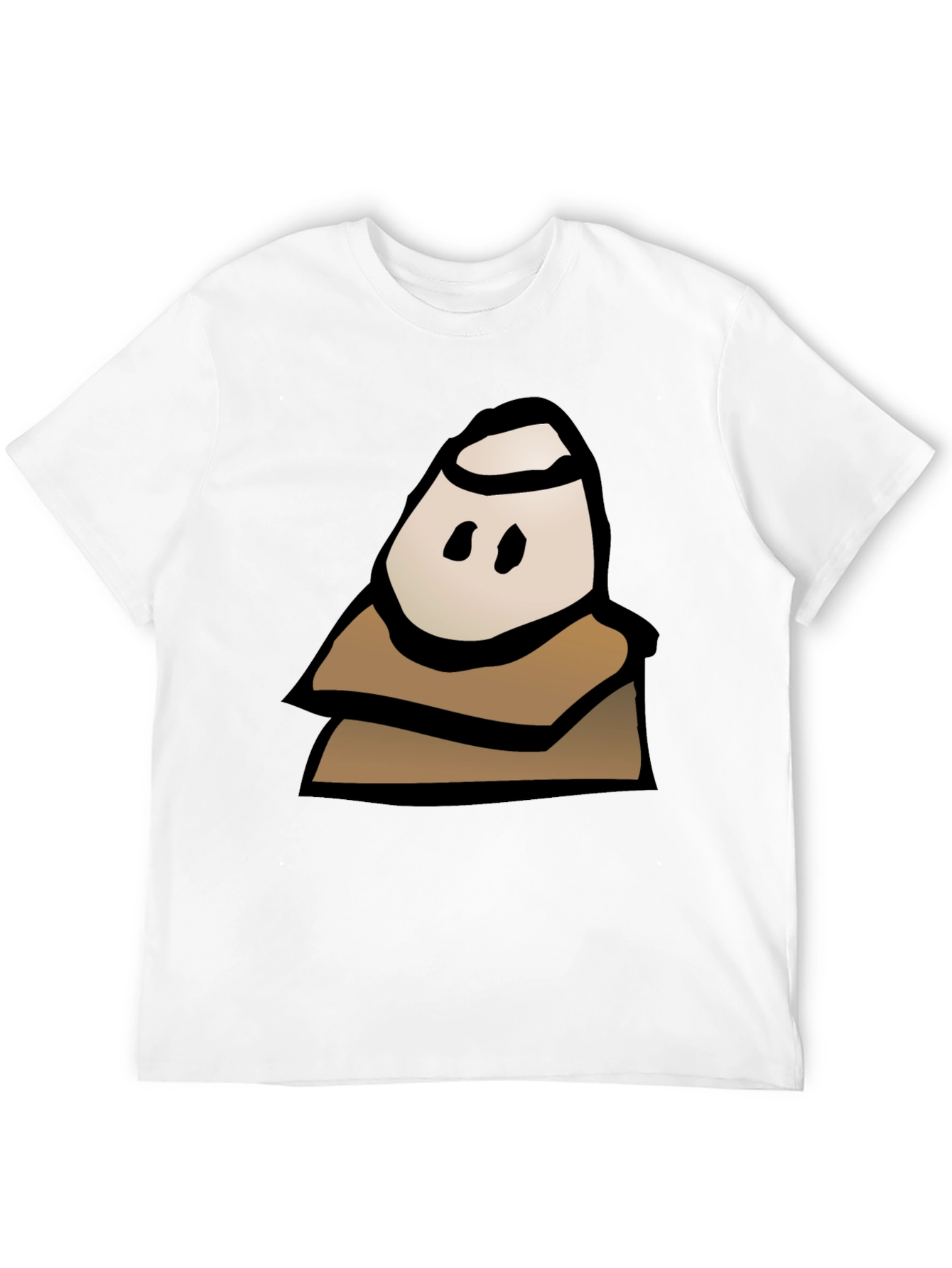 Mystery Character Graphic Tee - Black Cotton Blend