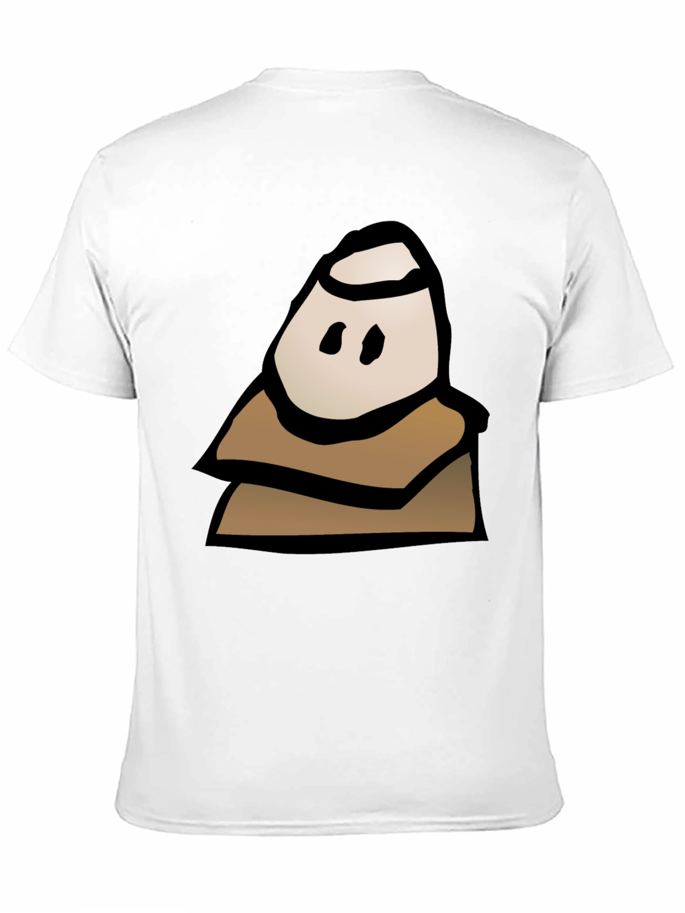 Mystery Character Graphic Tee - Black Cotton Blend