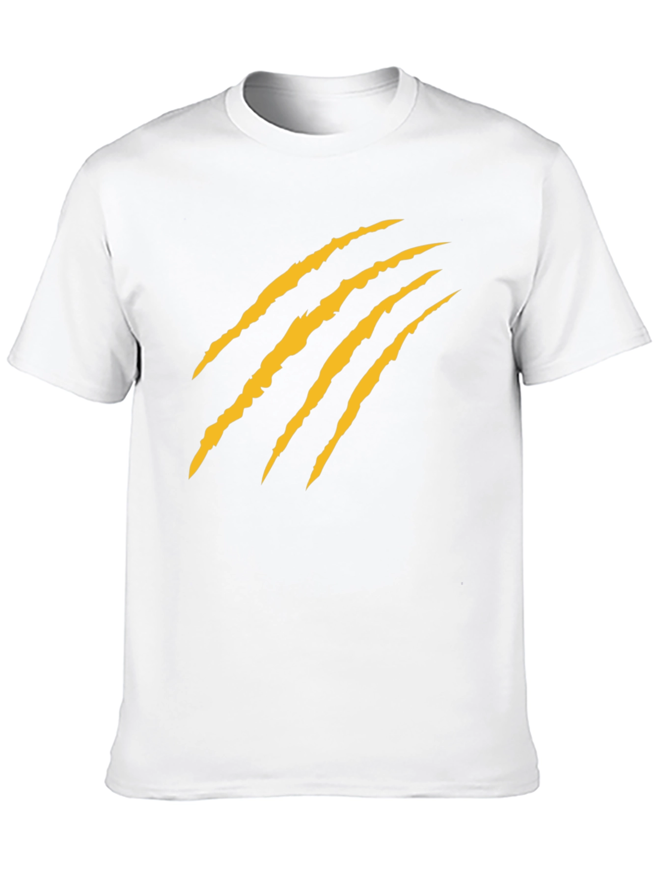 Claw Mark Graphic T-Shirt - Black Cotton Tee