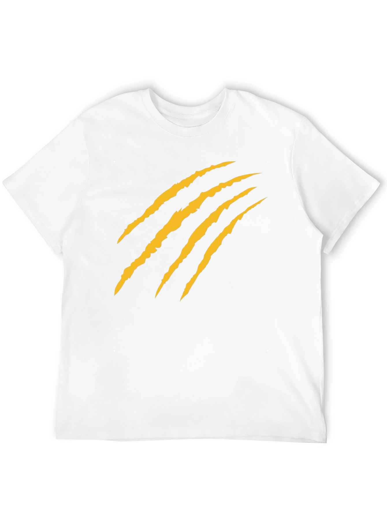 Claw Mark Graphic T-Shirt - Black Cotton Tee
