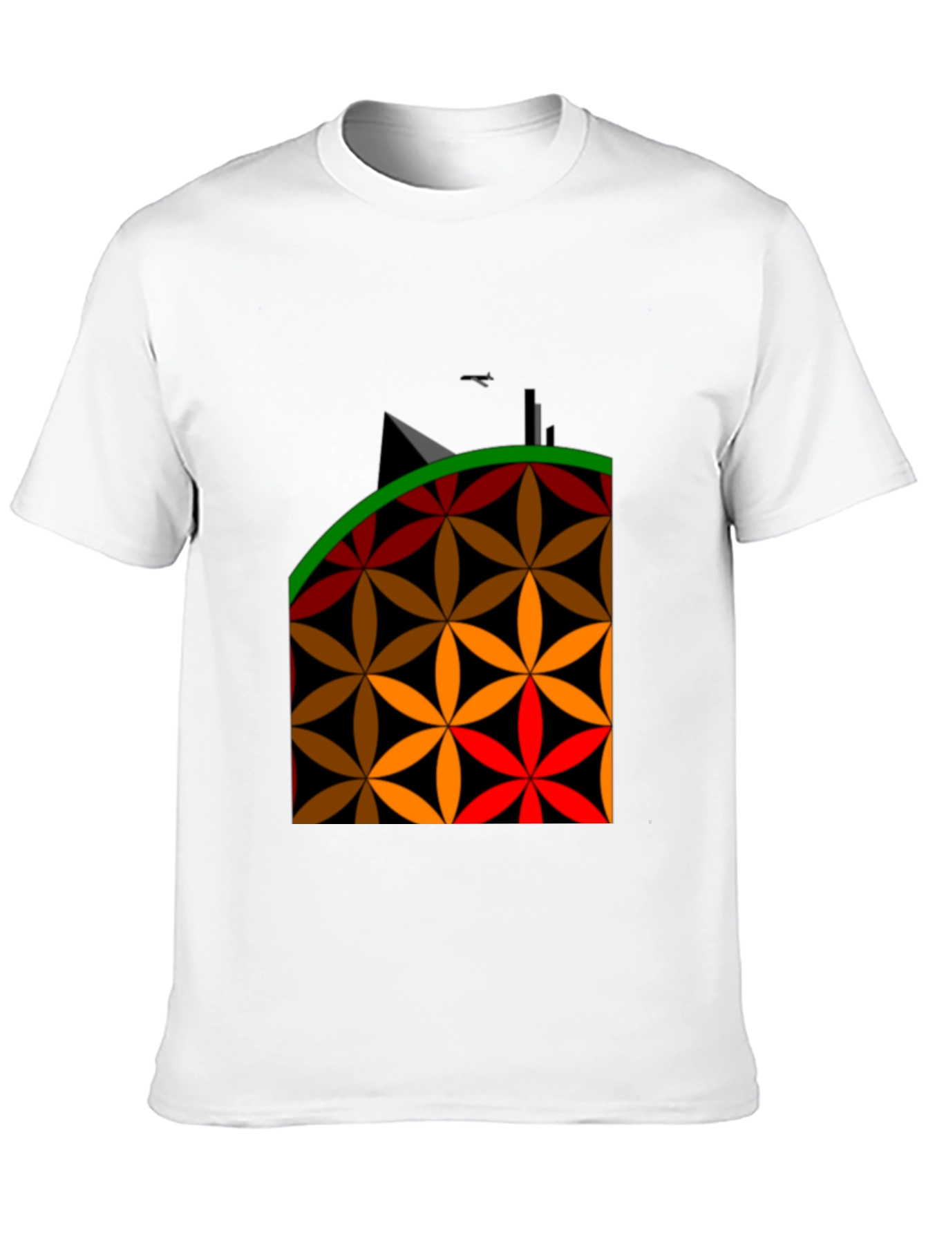 Geometric Flower Power T-Shirt