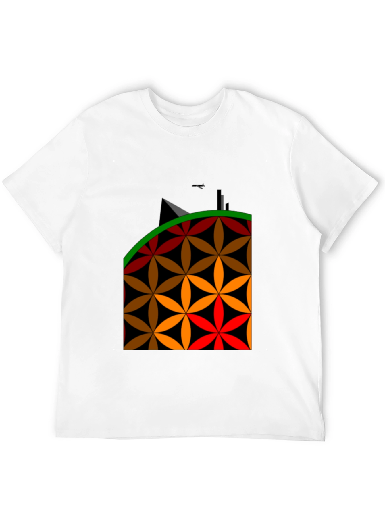 Geometric Flower Power T-Shirt