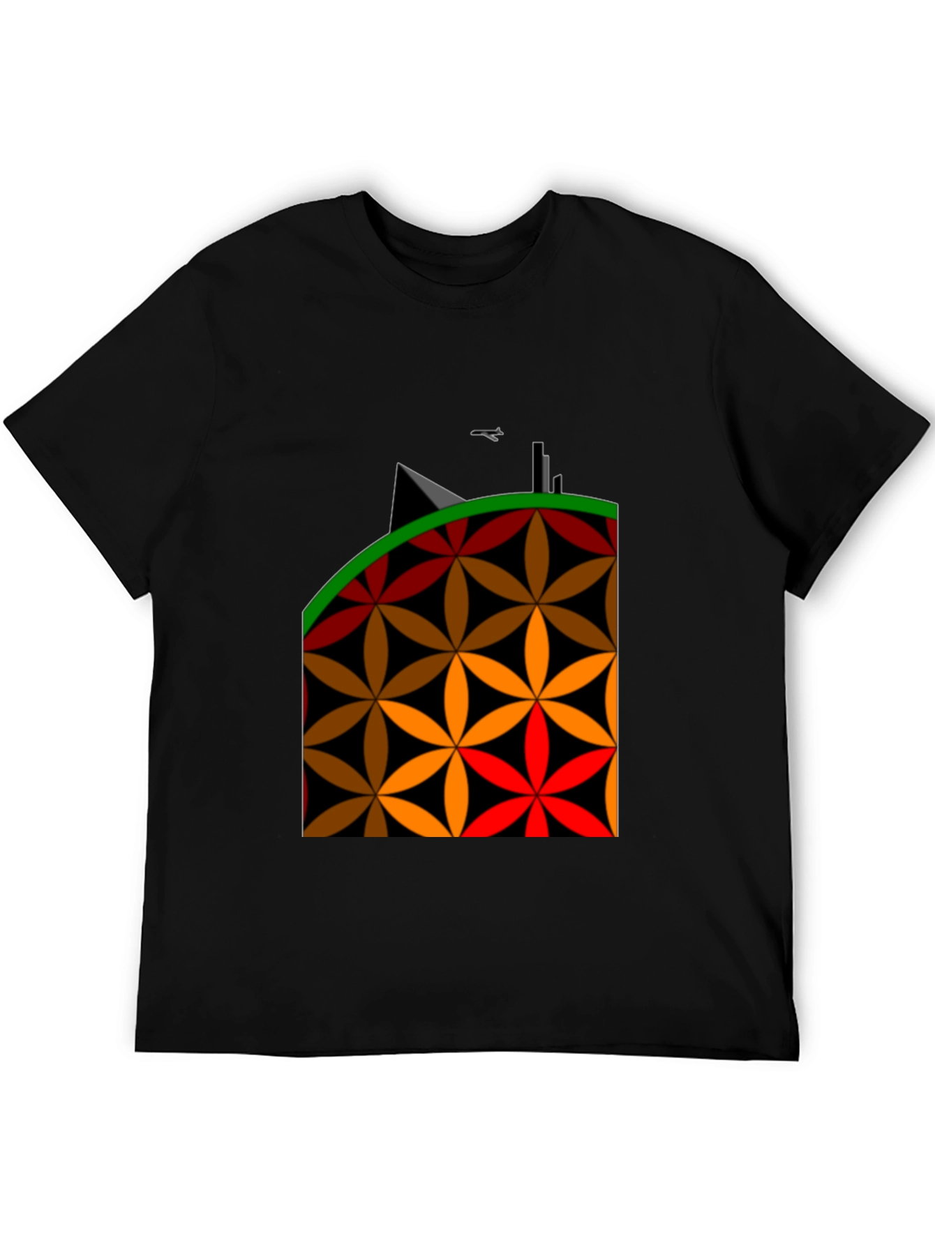 Geometric Flower Power T-Shirt